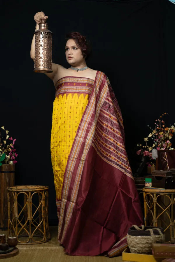 The Beauty of Thousand Bootie and Fish Designs in Odisha Handloom Silk Sarees
