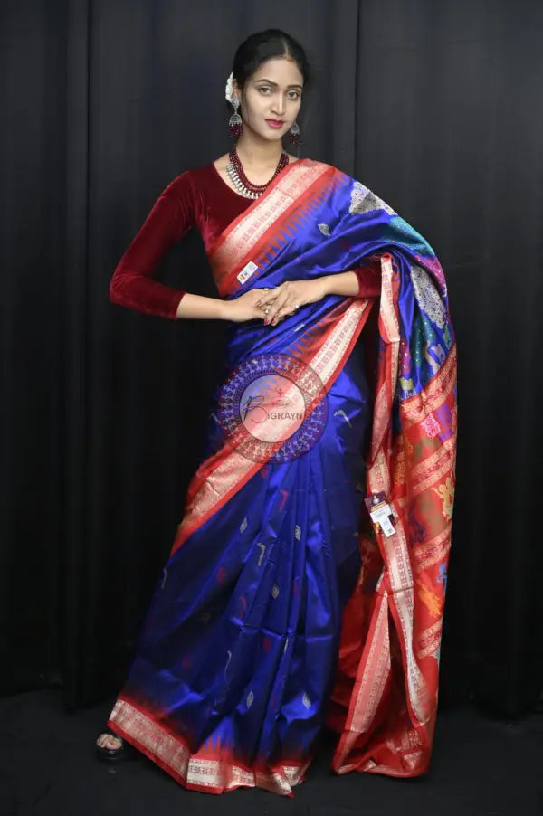 The Rasleela Sambalpuri Silk Saree-A Dance of Tradition & Elegance
