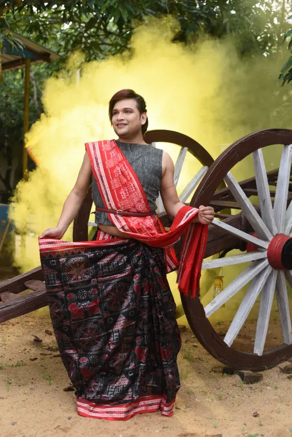 Sambalpuri Silk Sarees with Konark Temple Design: Celebrating India’s Rich Cultural Heritage with BigRayn