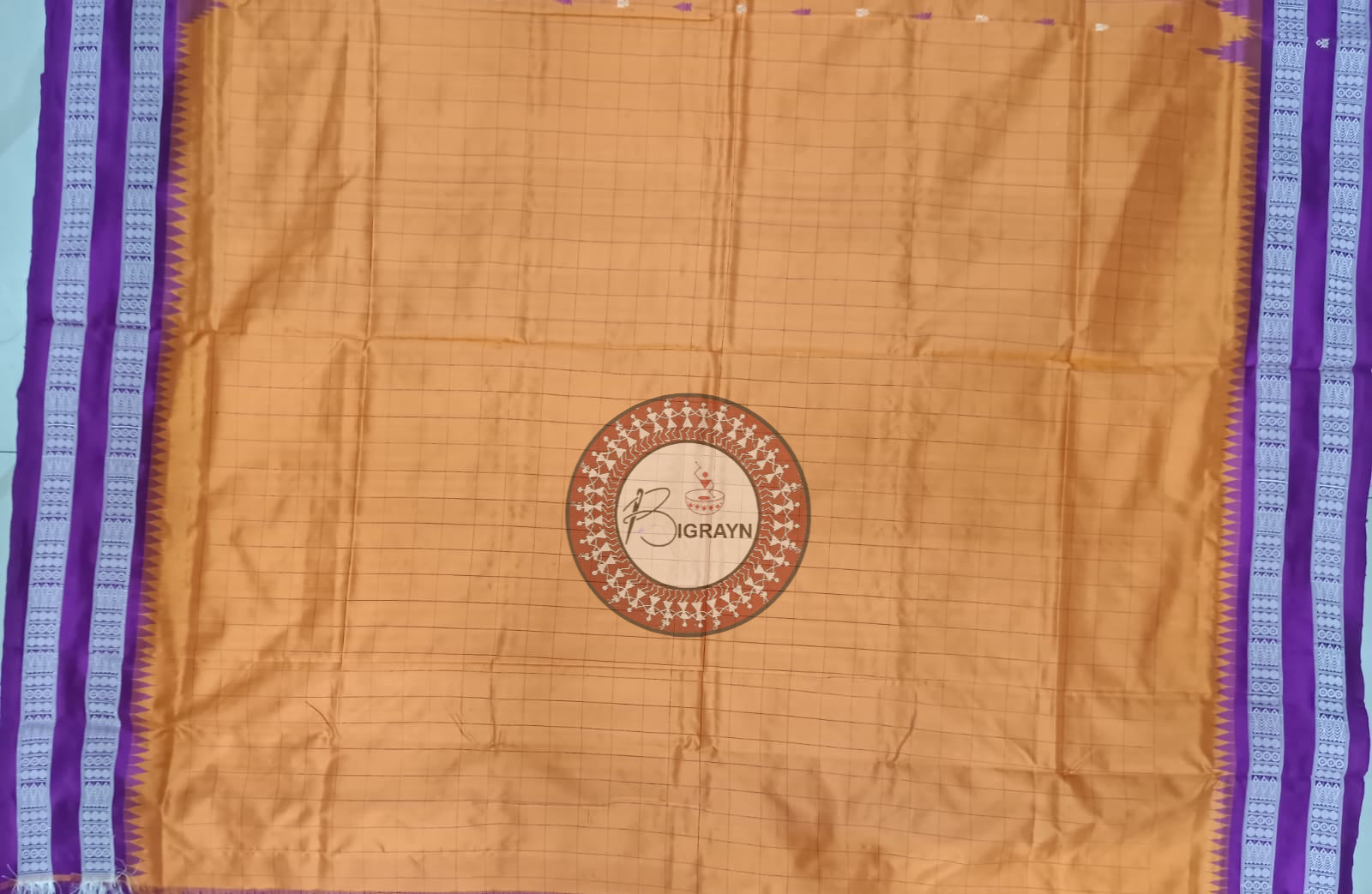 "Odisha Handloom Hazarbuti Bomkai Silk Saree with thousand buti motifs, intricate pallu design, and rich traditional craftsmanship"
