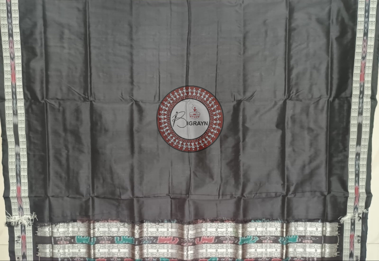 "Odisha Handloom Hazarbuti Bomkai Silk Saree with thousand buti motifs, intricate pallu design, and rich traditional craftsmanship"