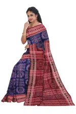 Blue Red Laxmi Yantra Sambalpuri Cotton