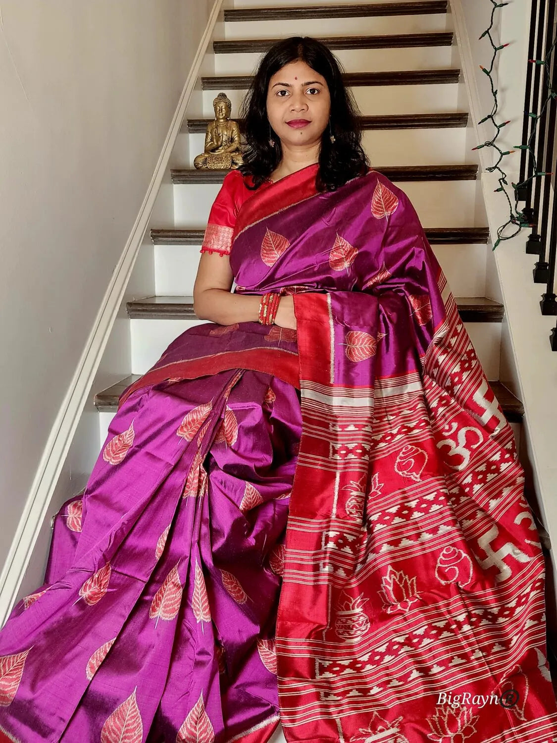 Pipal Mulberry Silk Saree