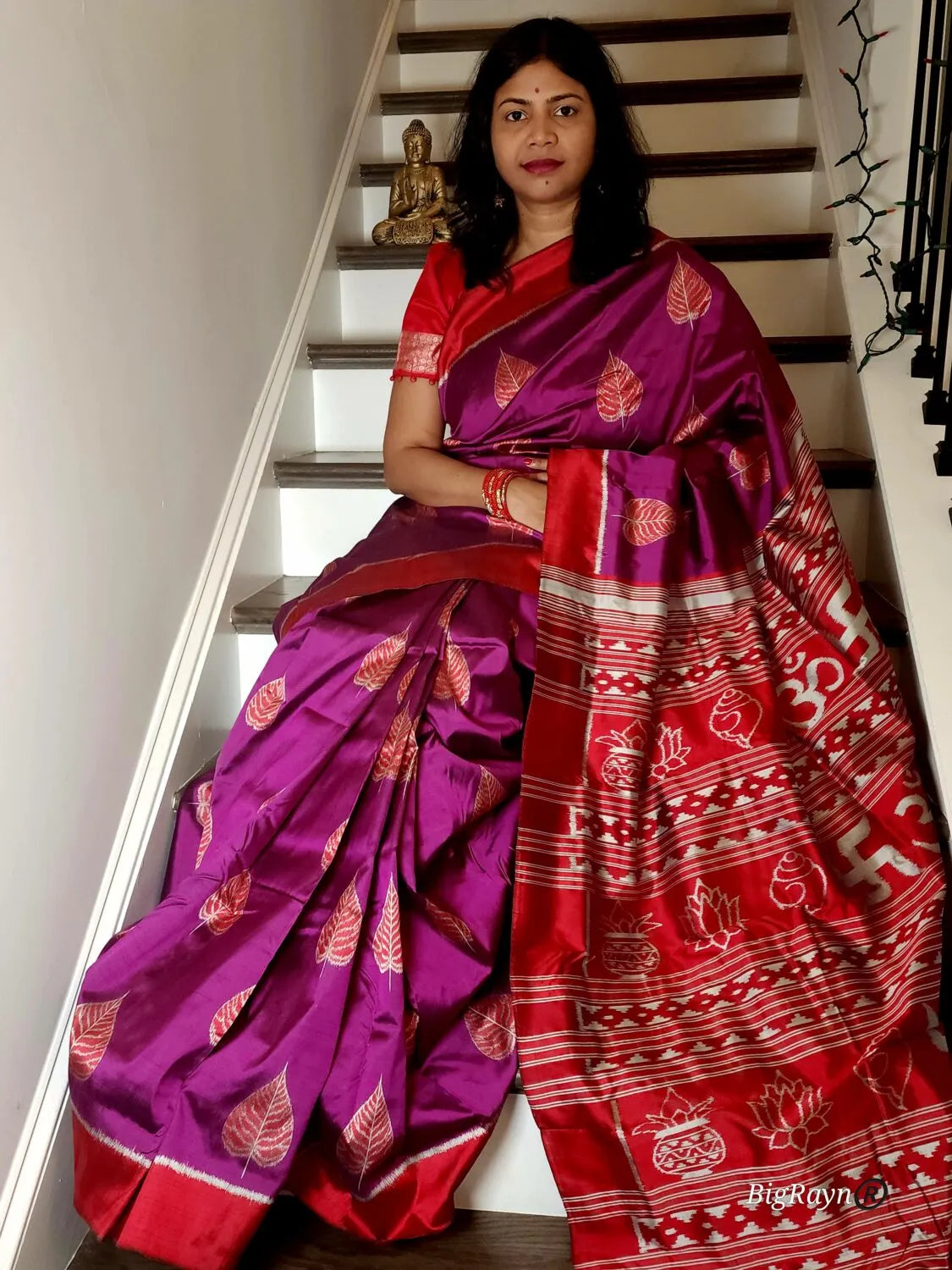 Pipal Mulberry Silk Saree
