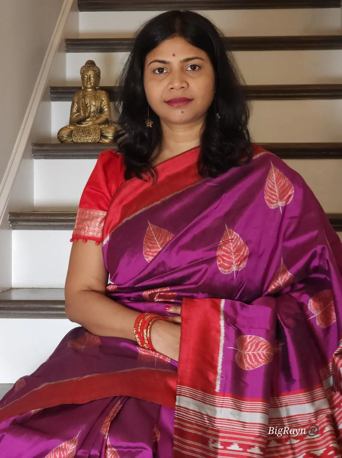 Pipal Mulberry Silk Saree