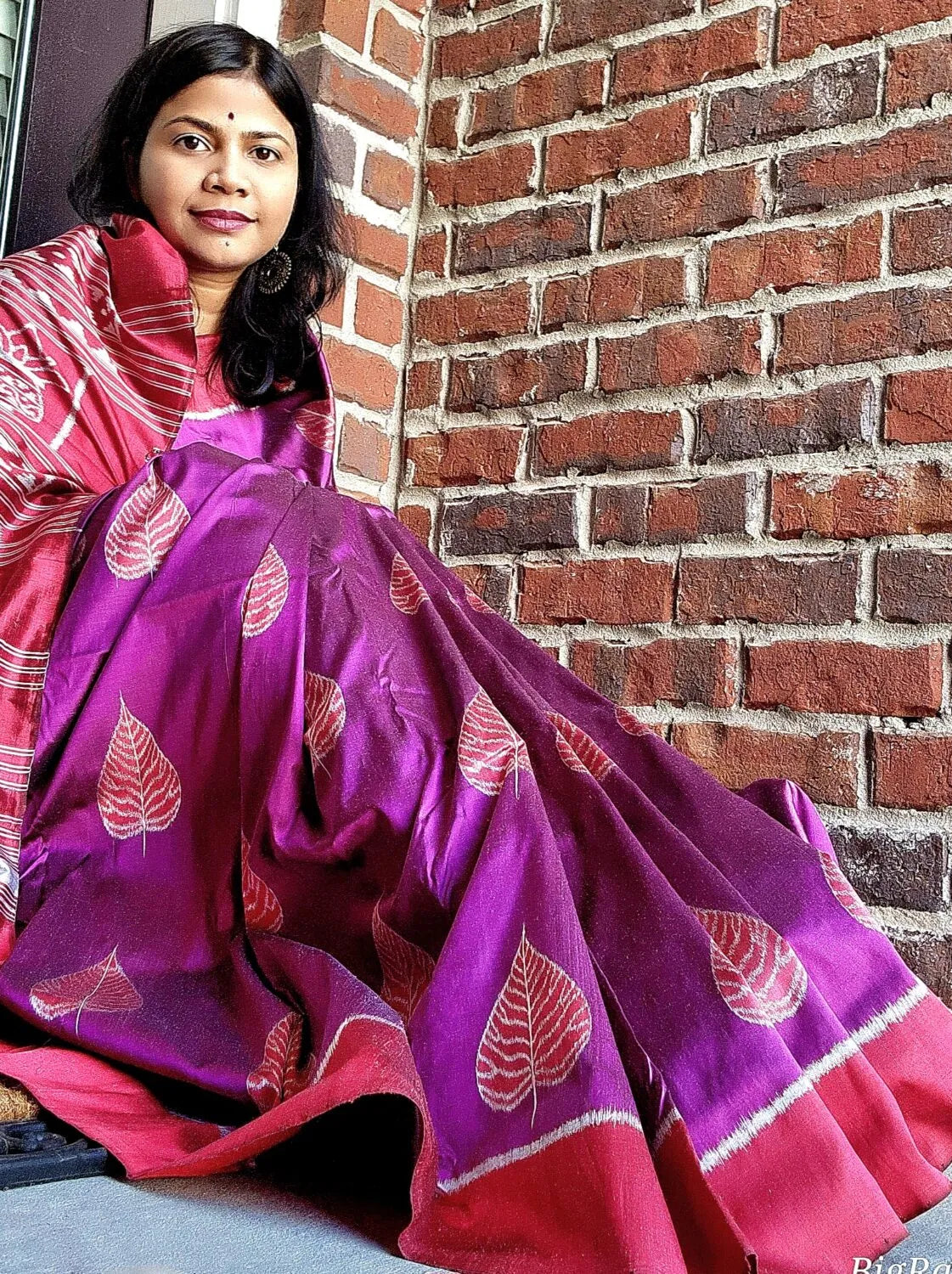 Pipal Mulberry Silk Saree