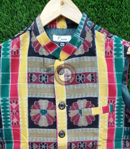 Mutlicolour Utkalaxmi Men’s Jacket