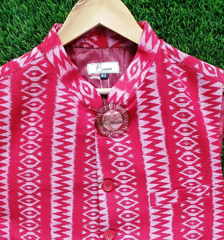 Red Bandha Designer Men’s Jacket