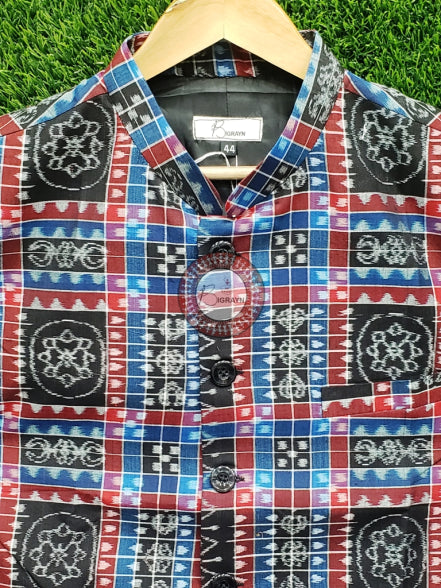 Blue Utkalaxmi Men’s Jacket