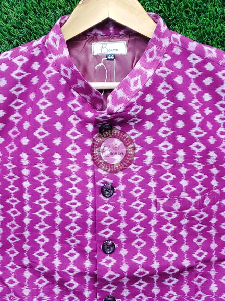Purple Chains Bandha Men’s Jacket