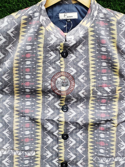 Grey Waves Bandha Men’s Jacket