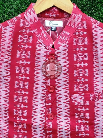 Red Tribal Family Men’s Jacket