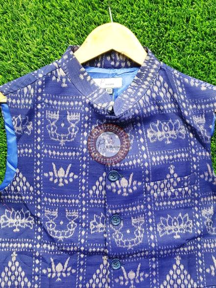 Blue Laxmi Pada Jhoti Men’s Jacket