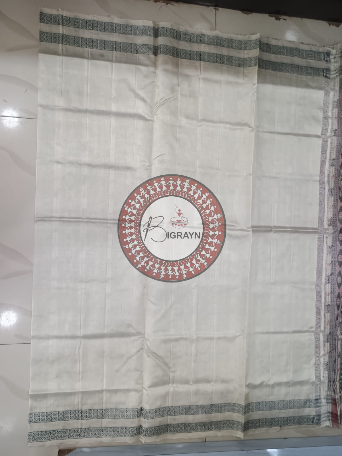 "Odisha Handloom Hazarbuti Bomkai Silk Saree with thousand buti motifs, intricate pallu design, and rich traditional craftsmanship"