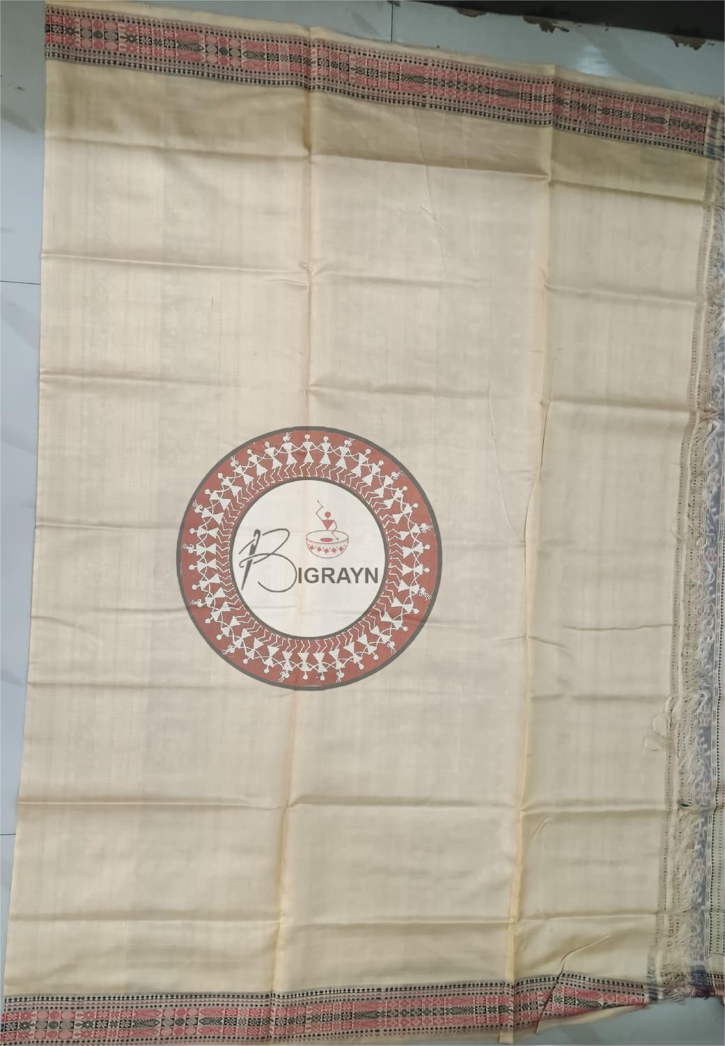 "Odisha Handloom Hazarbuti Bomkai Silk Saree with thousand buti motifs, intricate pallu design, and rich traditional craftsmanship"