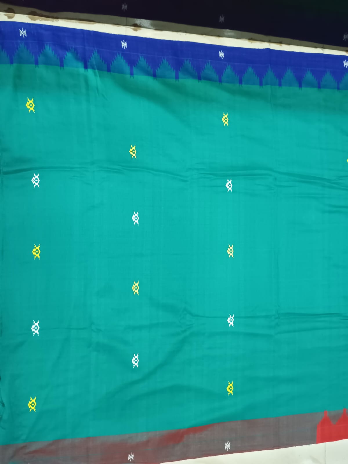 Green Ganga Jamuna Border Odisha Handloom Kotpad Cotton Saree