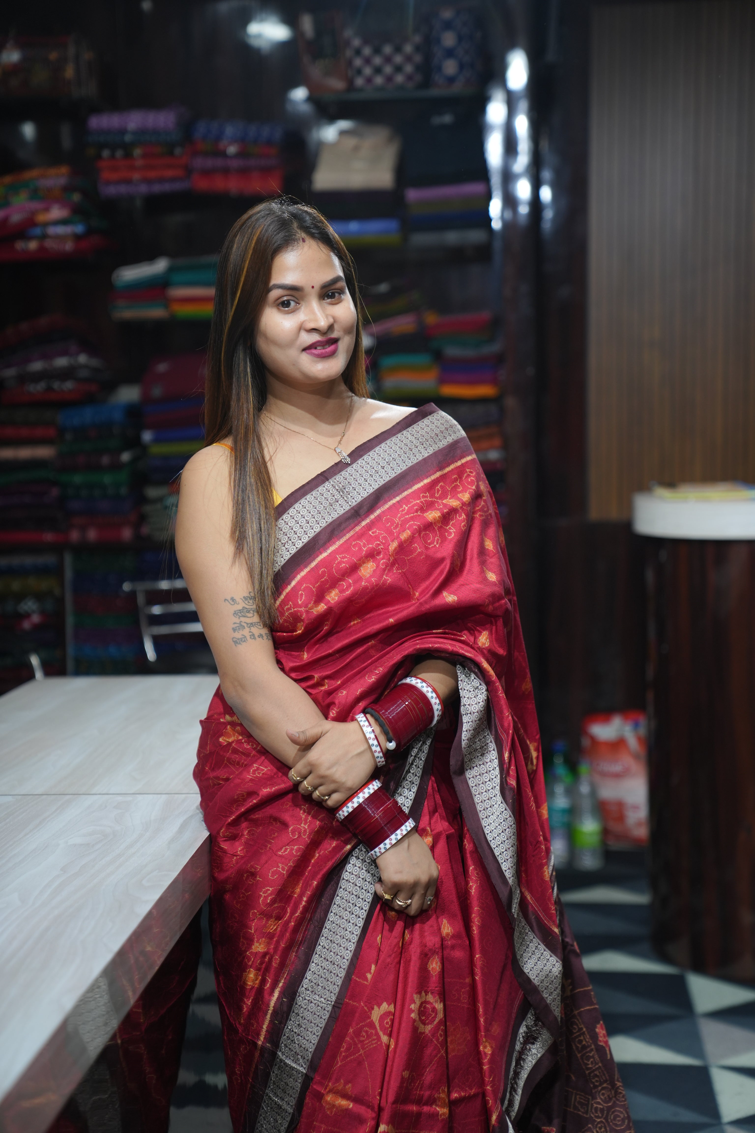Exclusive Chakra Bandha Sambalpuri Silk (BigRayn - Chakra Bandha)