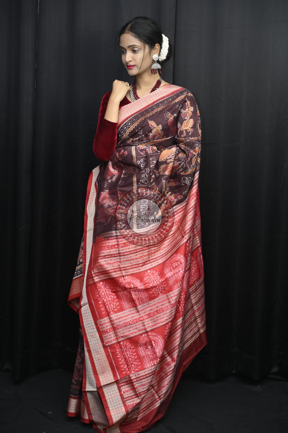 Exclusive Subha Vivah Special Sambalpuri Silk Saree