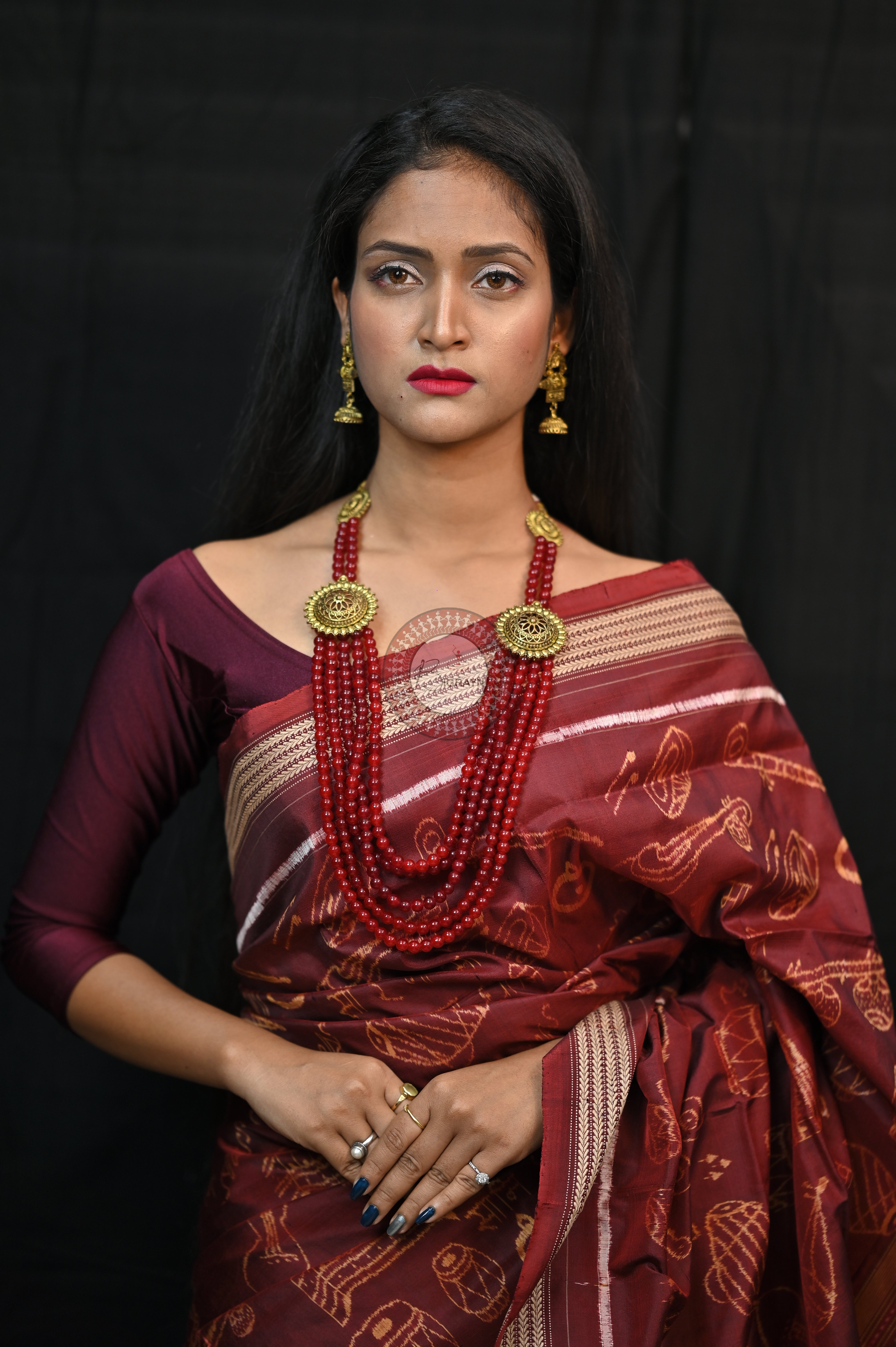 Sa Re Ga Ma Pa Natural Dye Sambalpuri Silk Saree