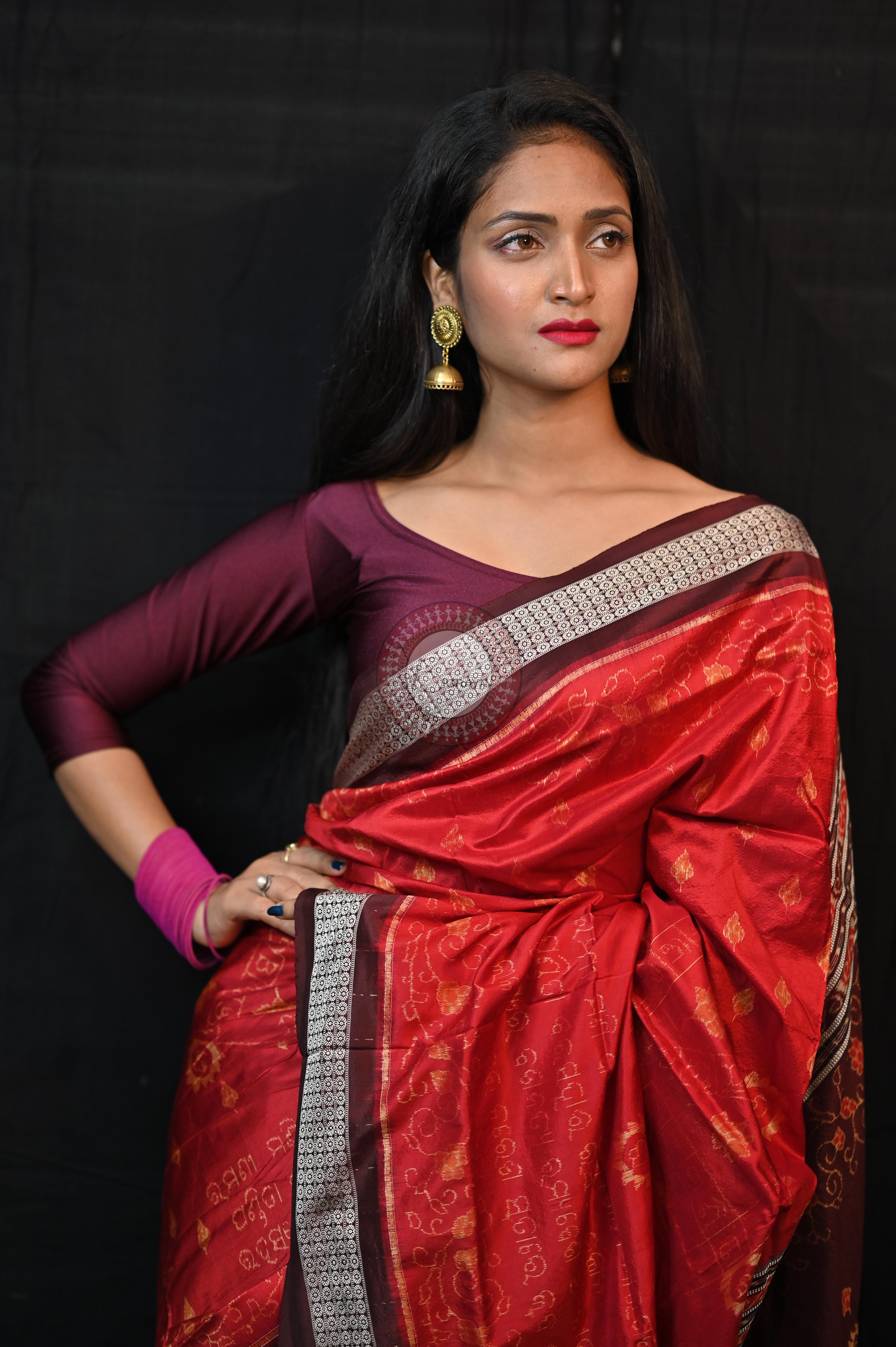 Exclusive Chakra Bandha Sambalpuri Silk (BigRayn - Chakra Bandha)