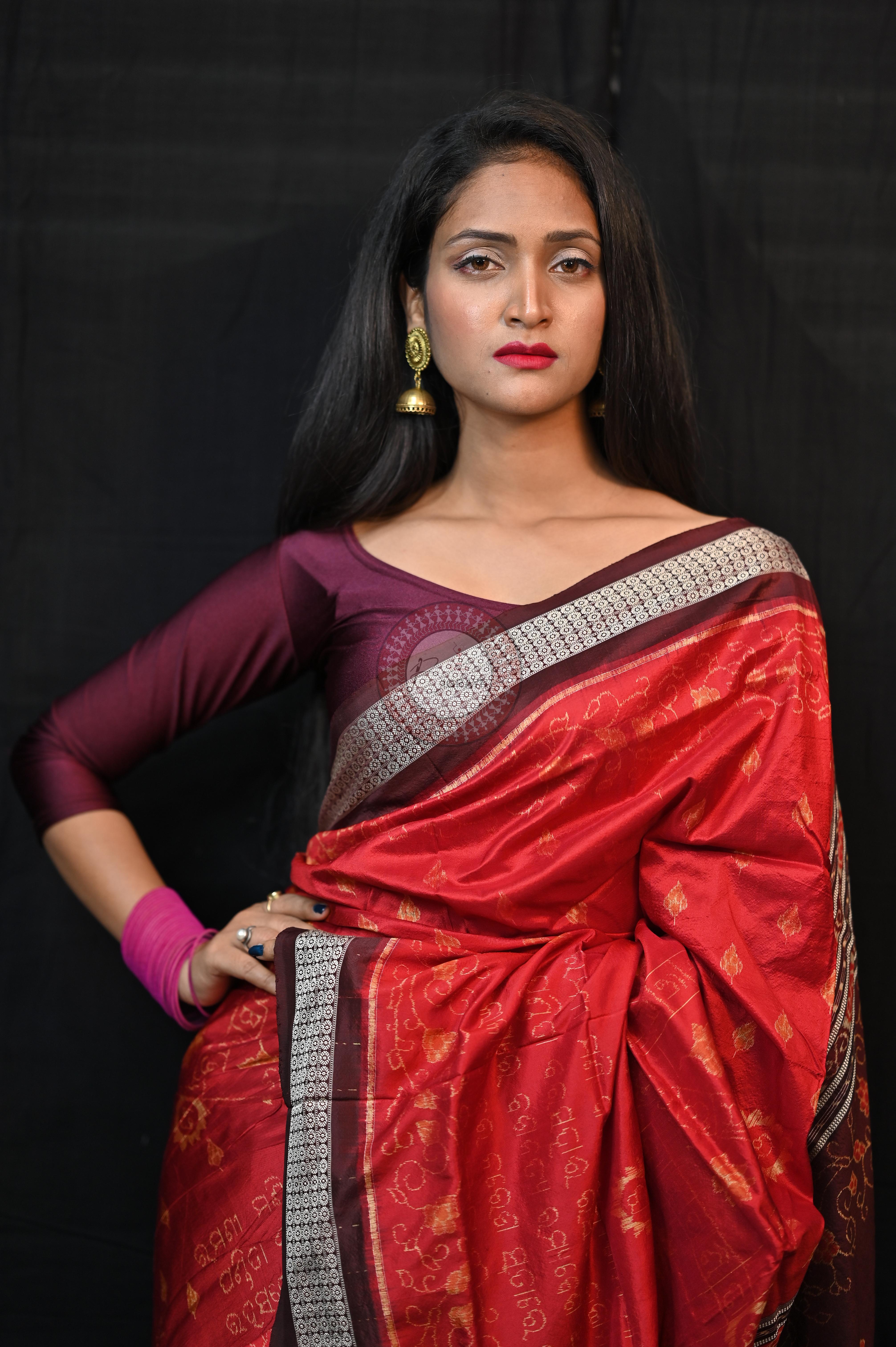 Exclusive Chakra Bandha Sambalpuri Silk (BigRayn - Chakra Bandha)