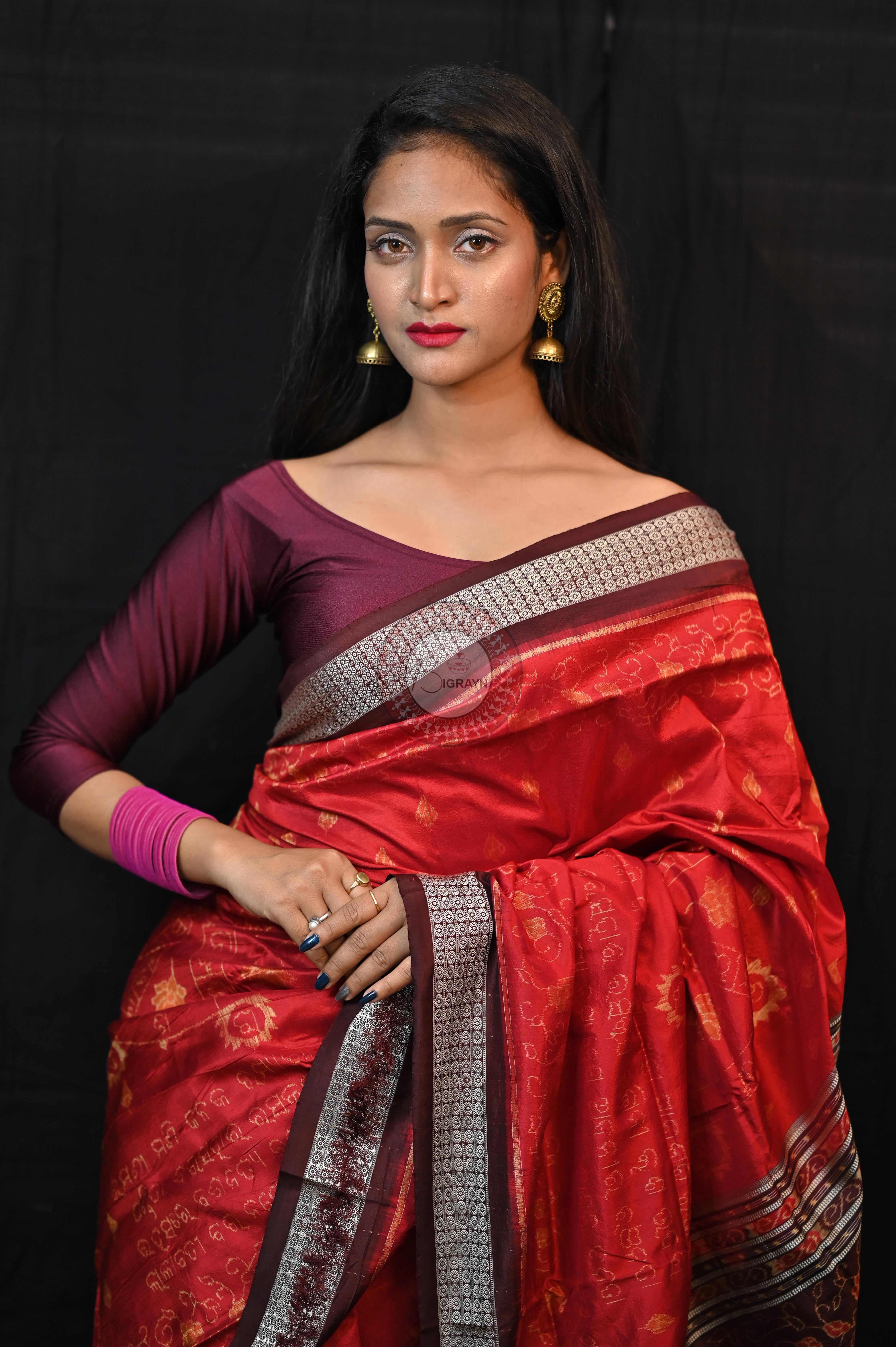 Exclusive Chakra Bandha Sambalpuri Silk (BigRayn - Chakra Bandha)