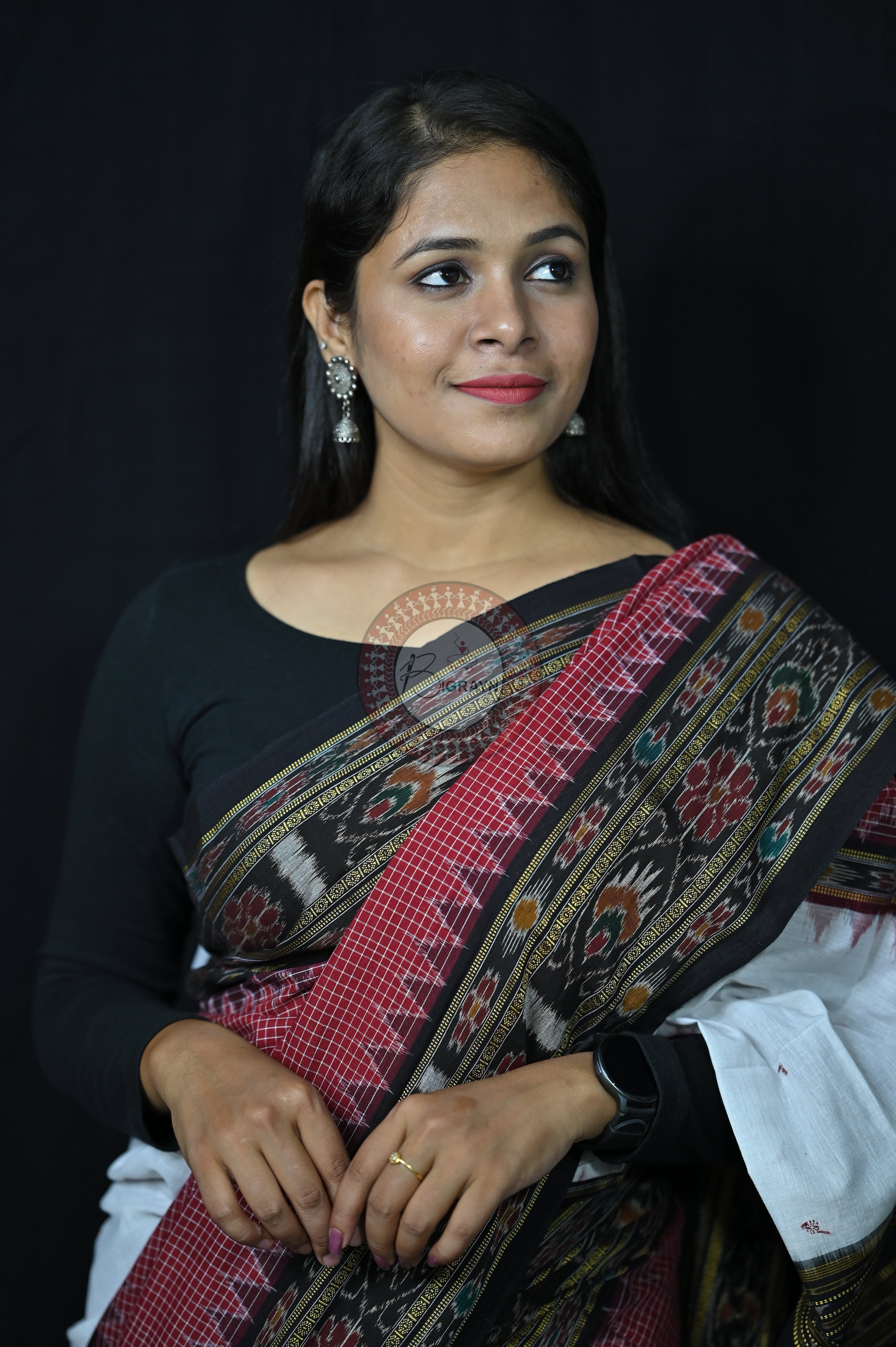 3D sachipar sambalpuri cotton Saree