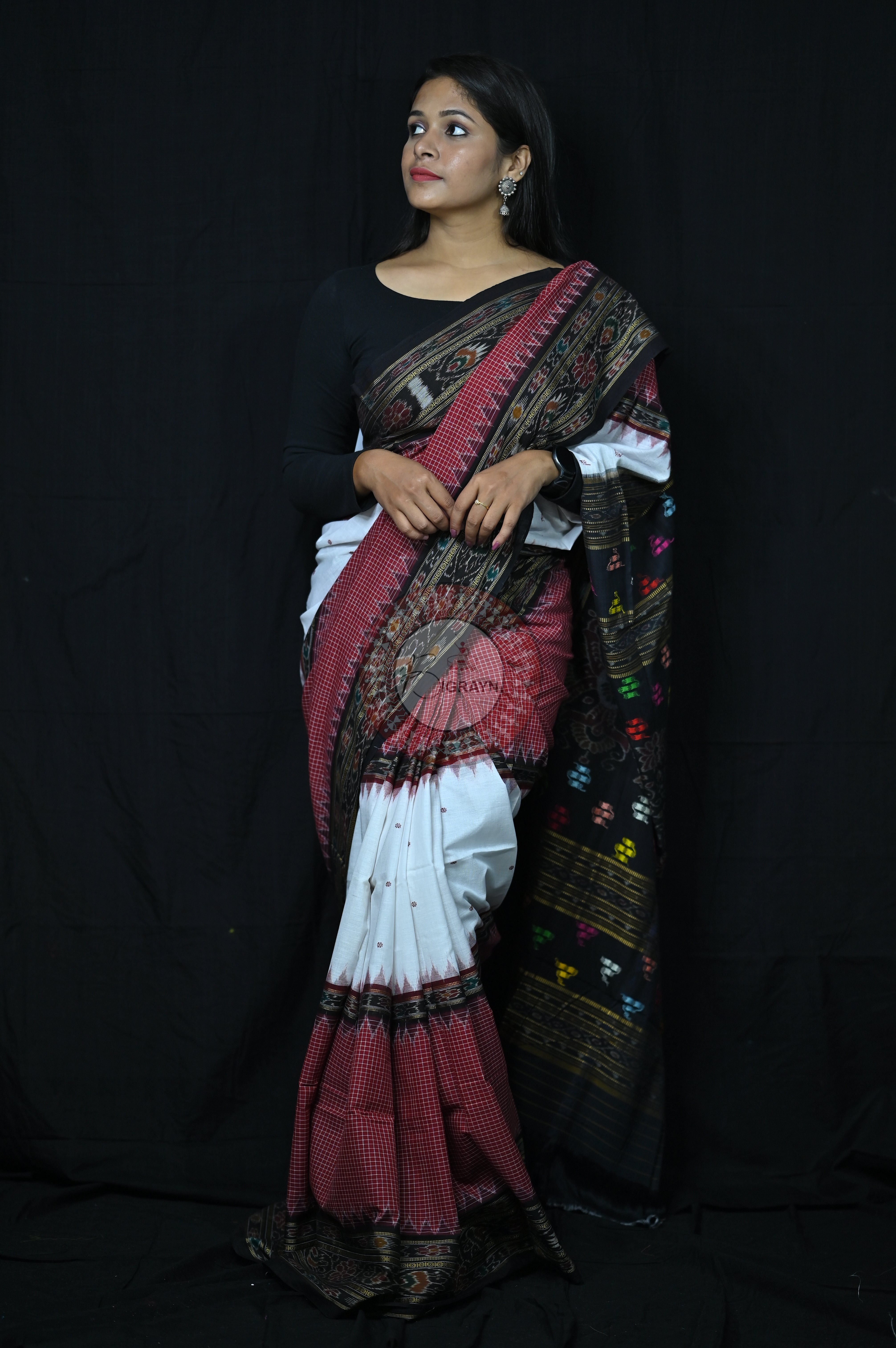 3D sachipar sambalpuri cotton Saree