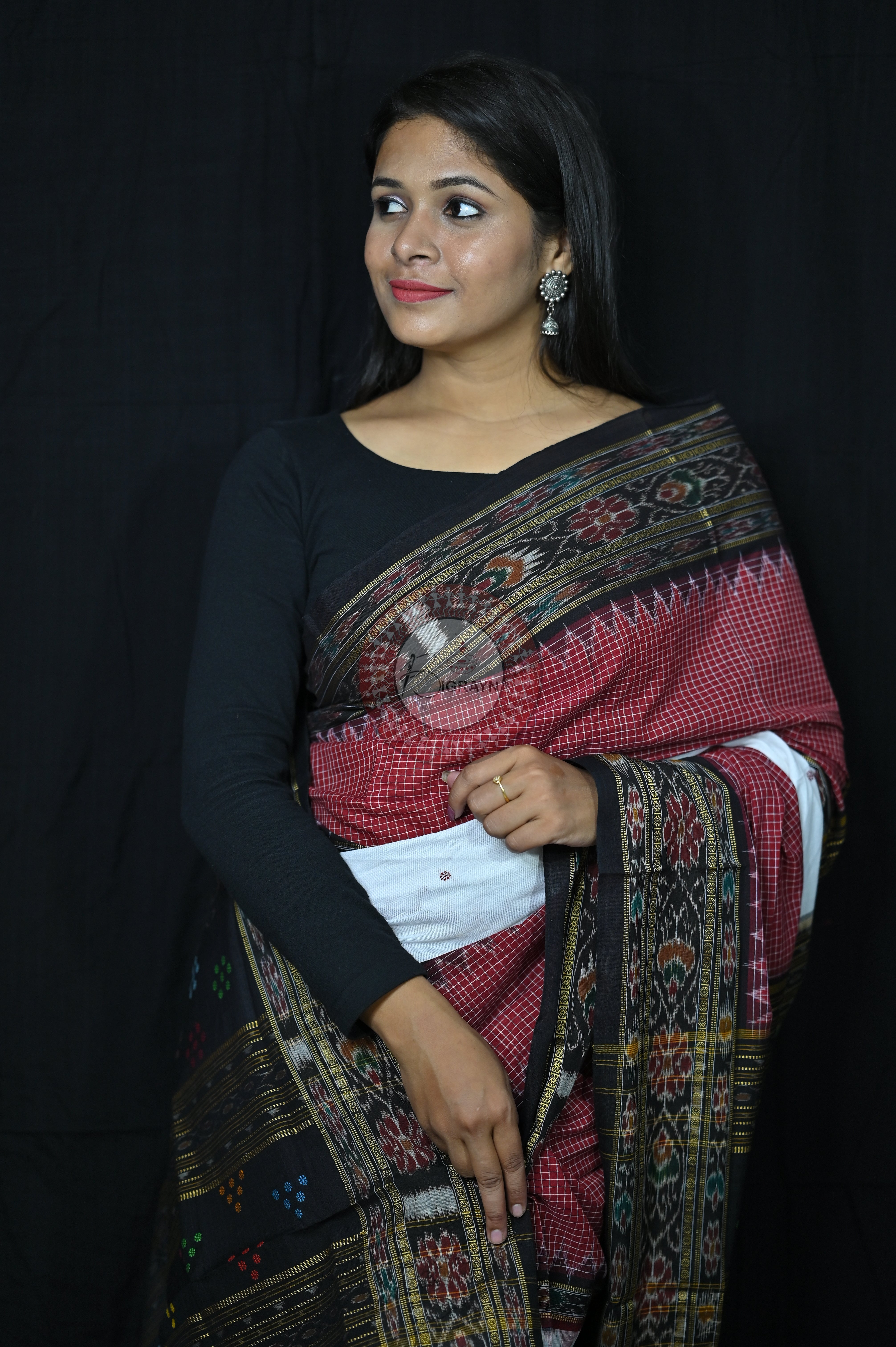 3D sachipar sambalpuri cotton Saree