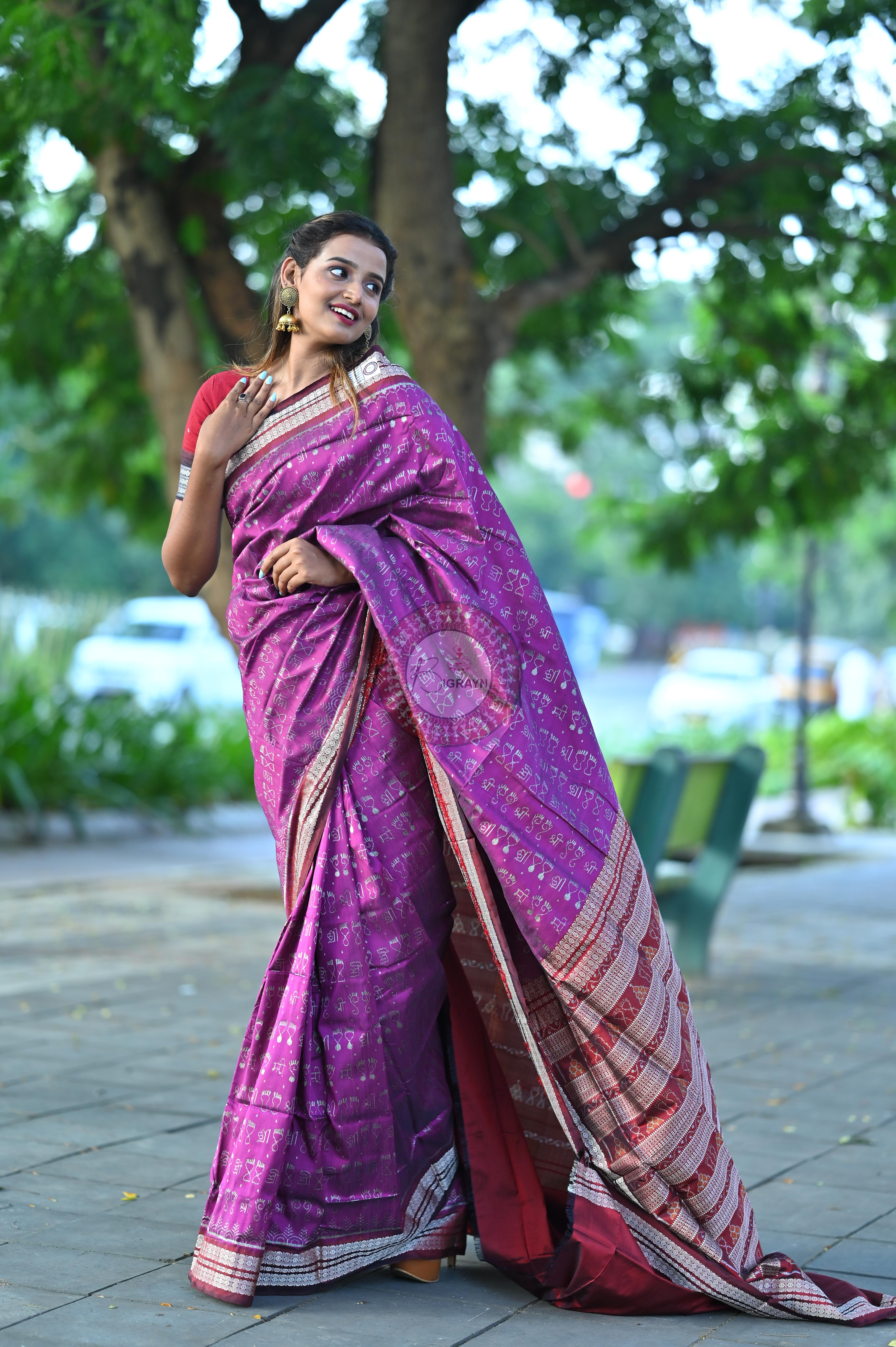 Exclusive Shree And Laxmi Pada Sambalpuri Silk Saree