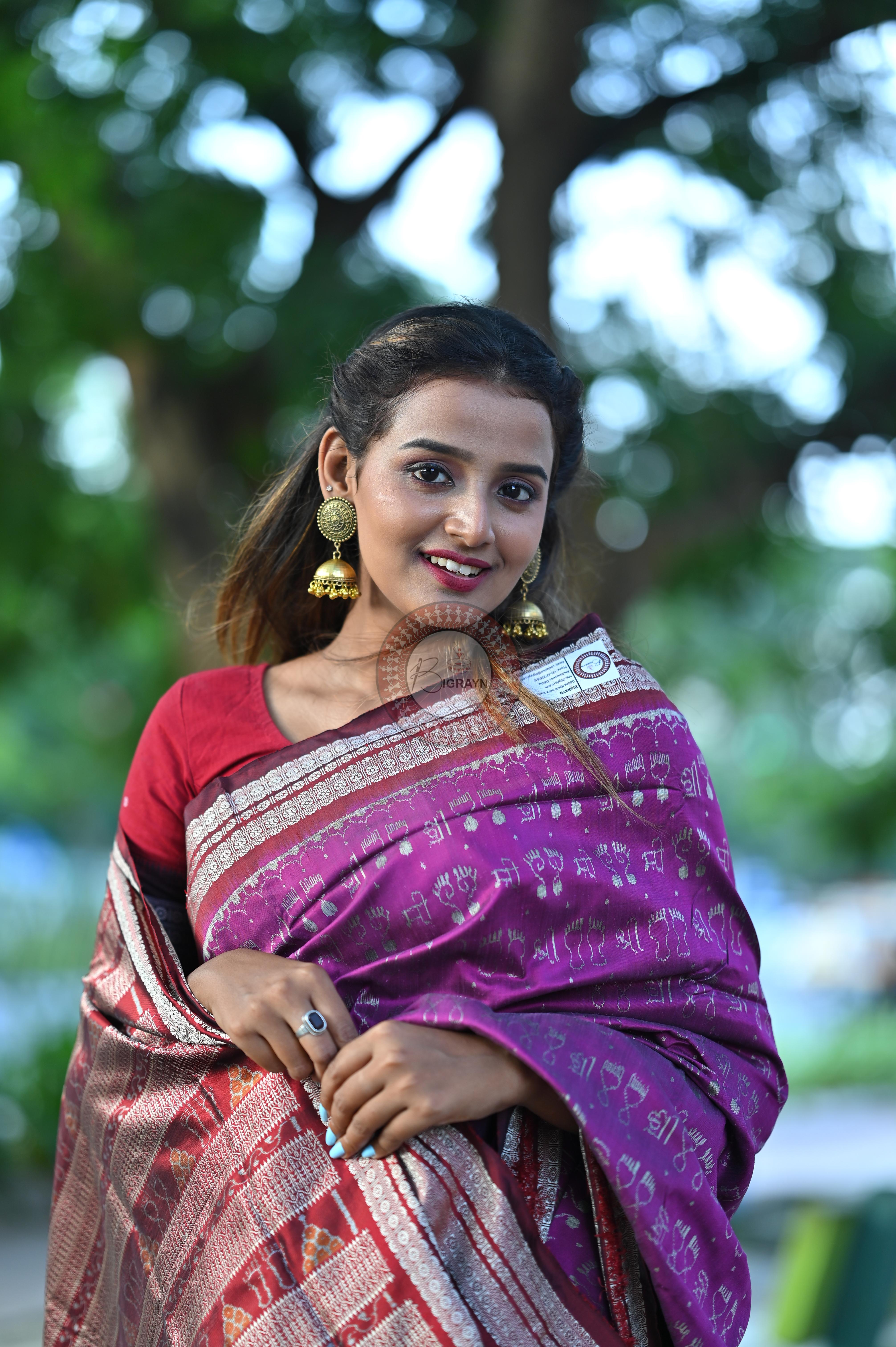 Exclusive Shree And Laxmi Pada Sambalpuri Silk Saree