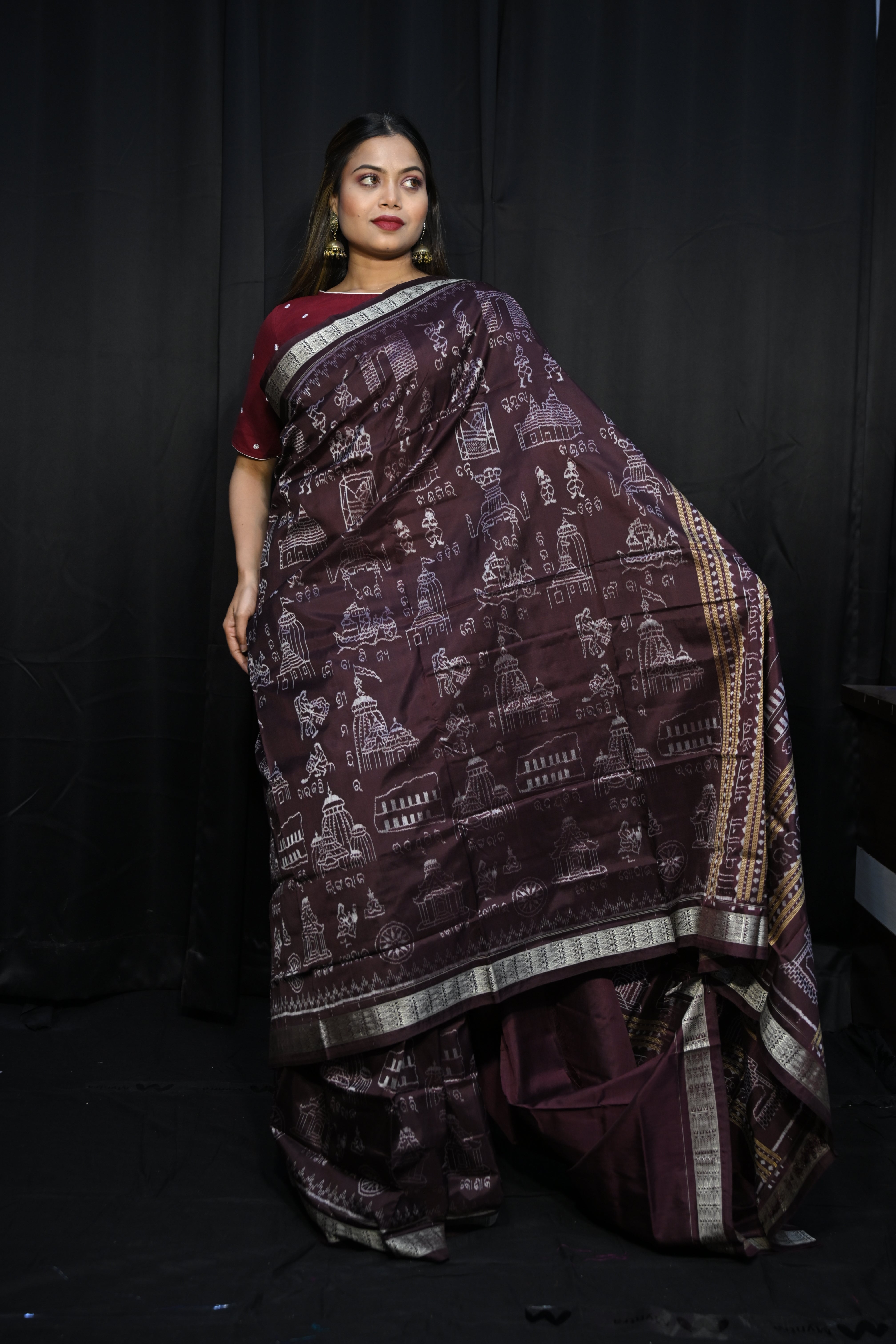Coffee Odisha Aitiha (Cultural Tourism) Sambalpuri Silk Saree
