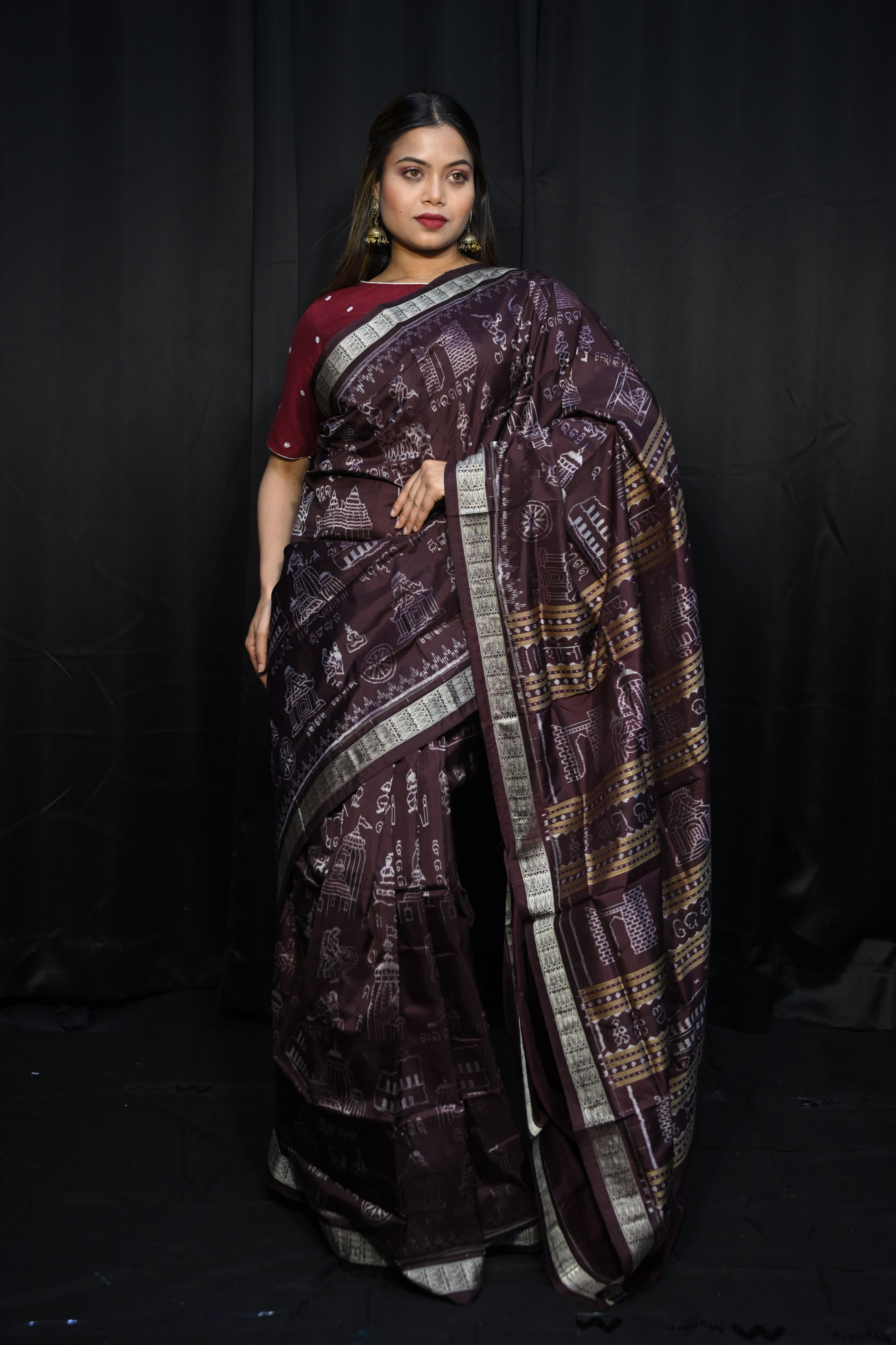 Coffee Odisha Aitiha (Cultural Tourism) Sambalpuri Silk Saree