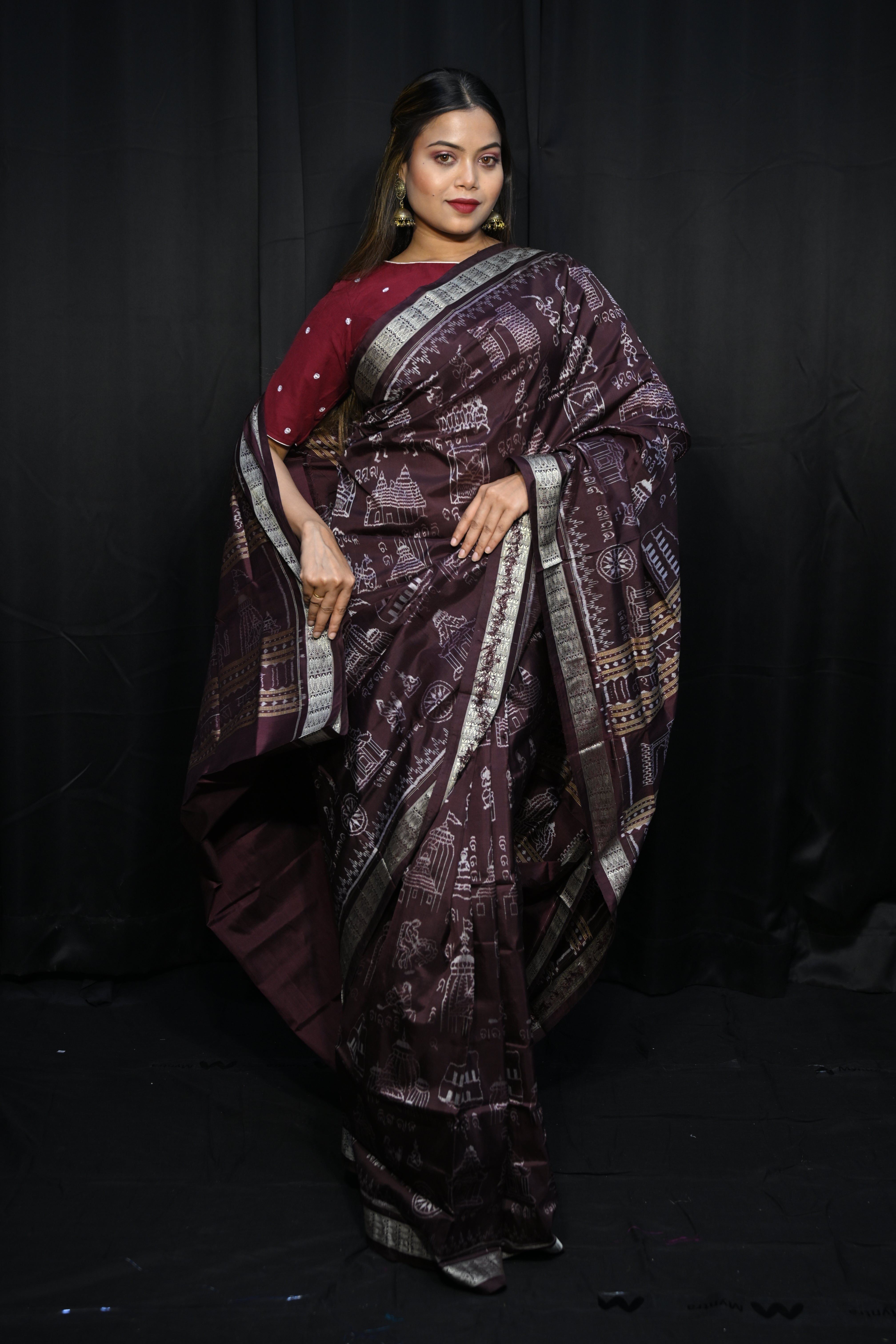 Coffee Odisha Aitiha (Cultural Tourism) Sambalpuri Silk Saree