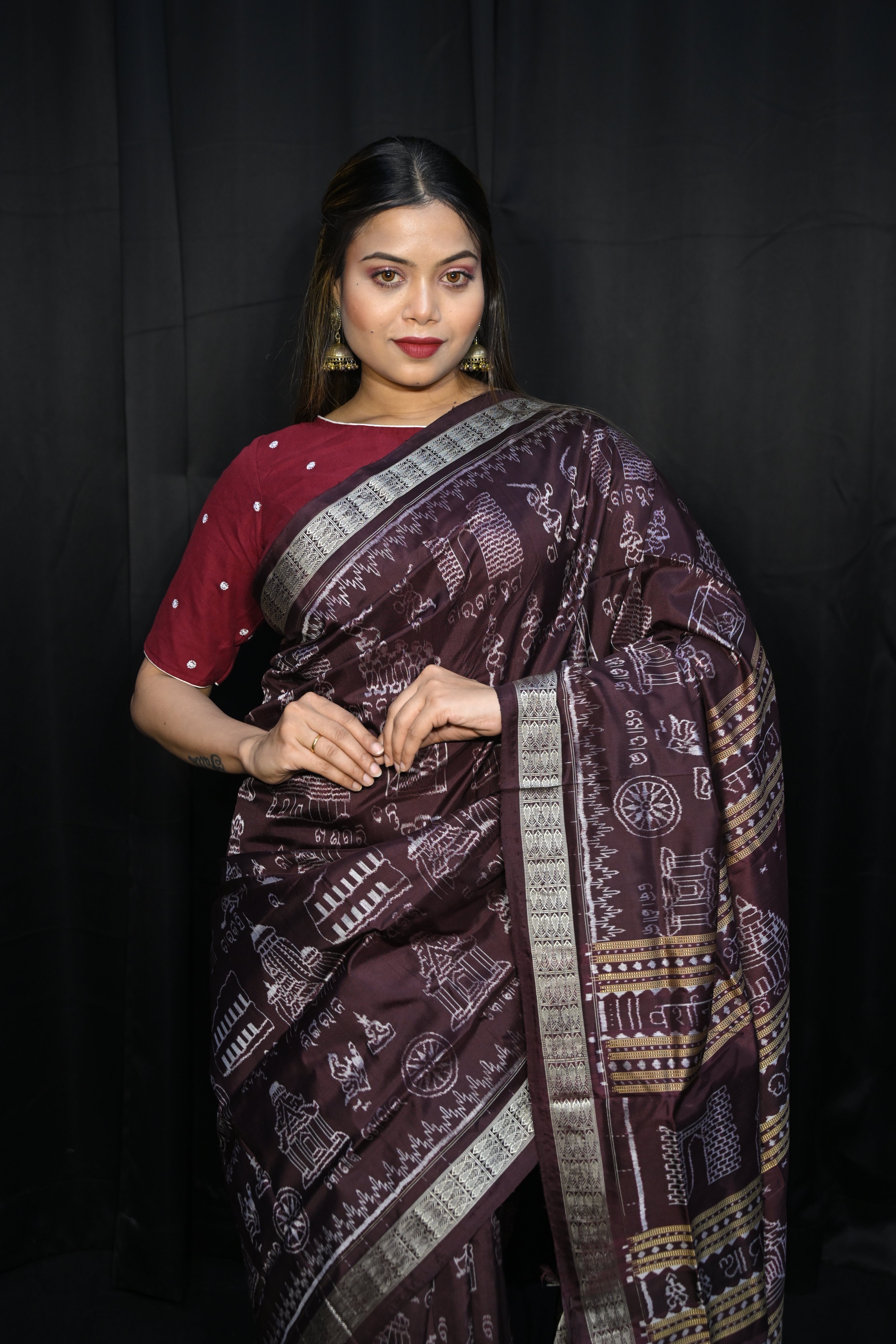 Coffee Odisha Aitiha (Cultural Tourism) Sambalpuri Silk Saree
