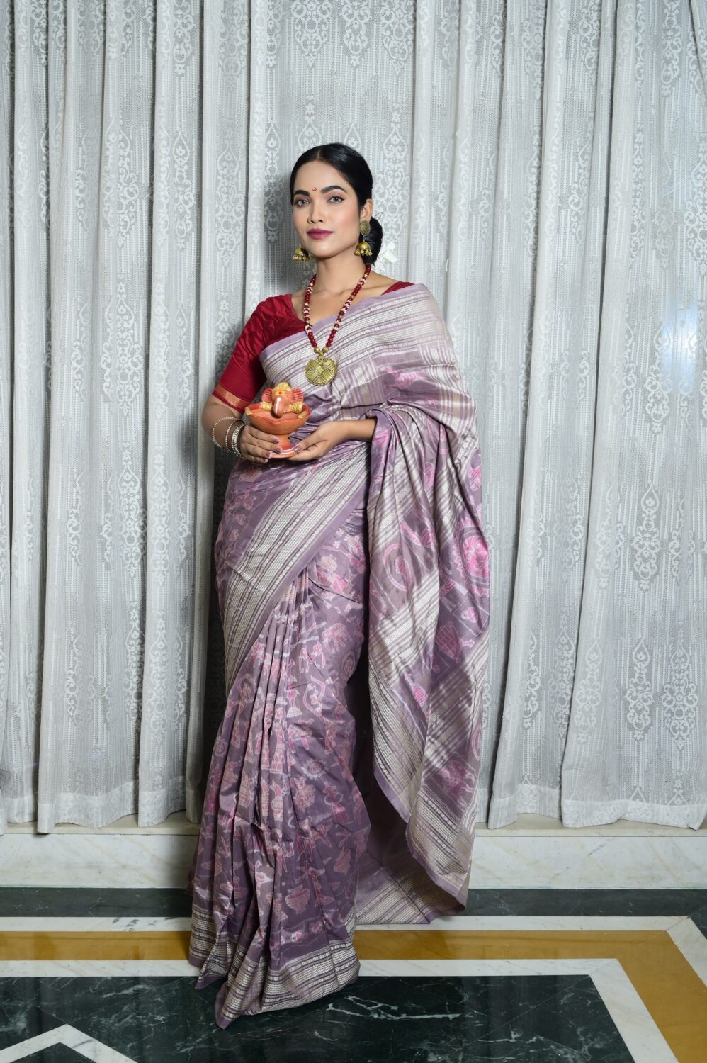 BigRayn - Dhokra art Sambalpuri Silk