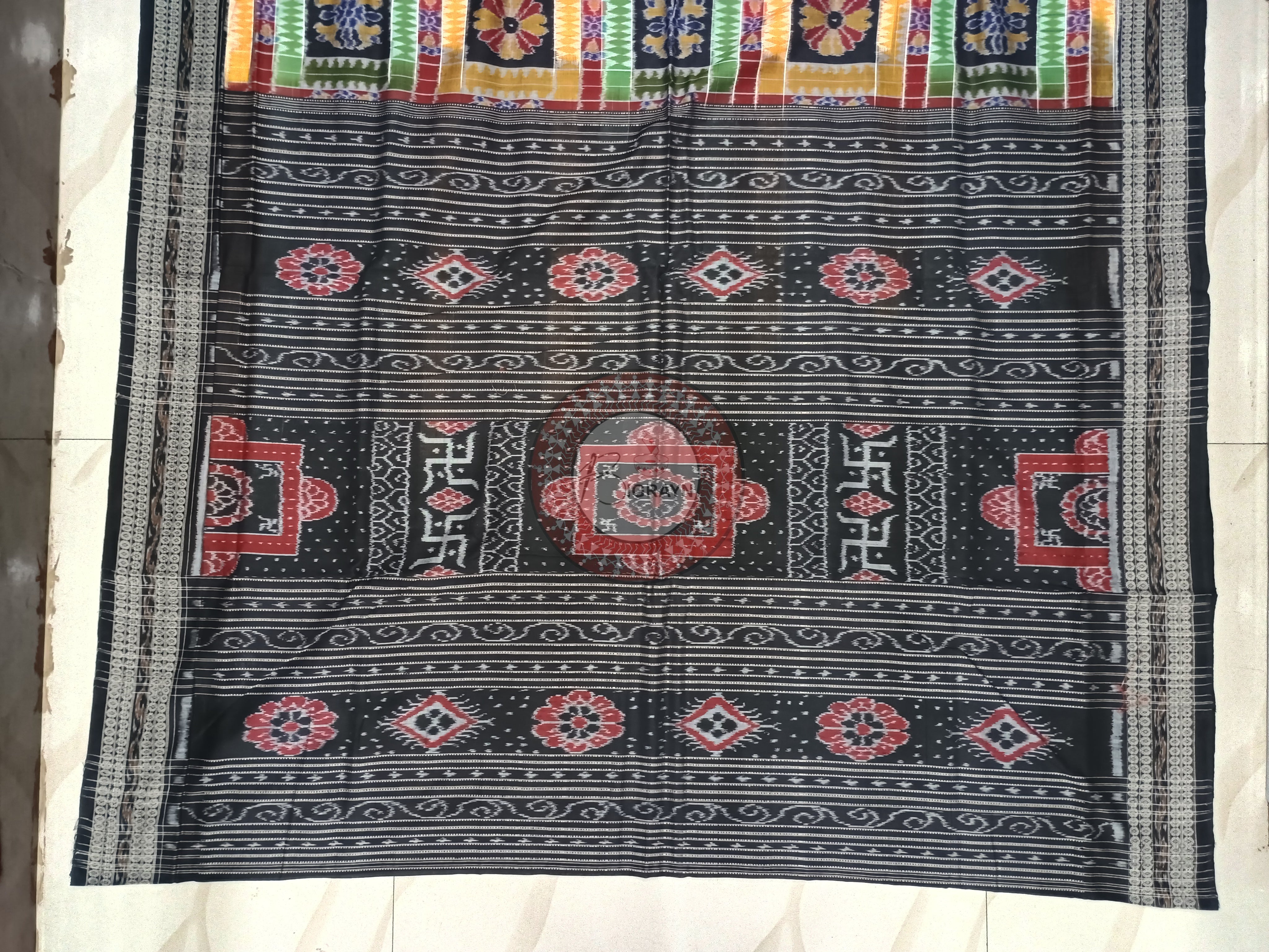 Multi Color Utkal Laxmi Sambalpuri Cotton Saree