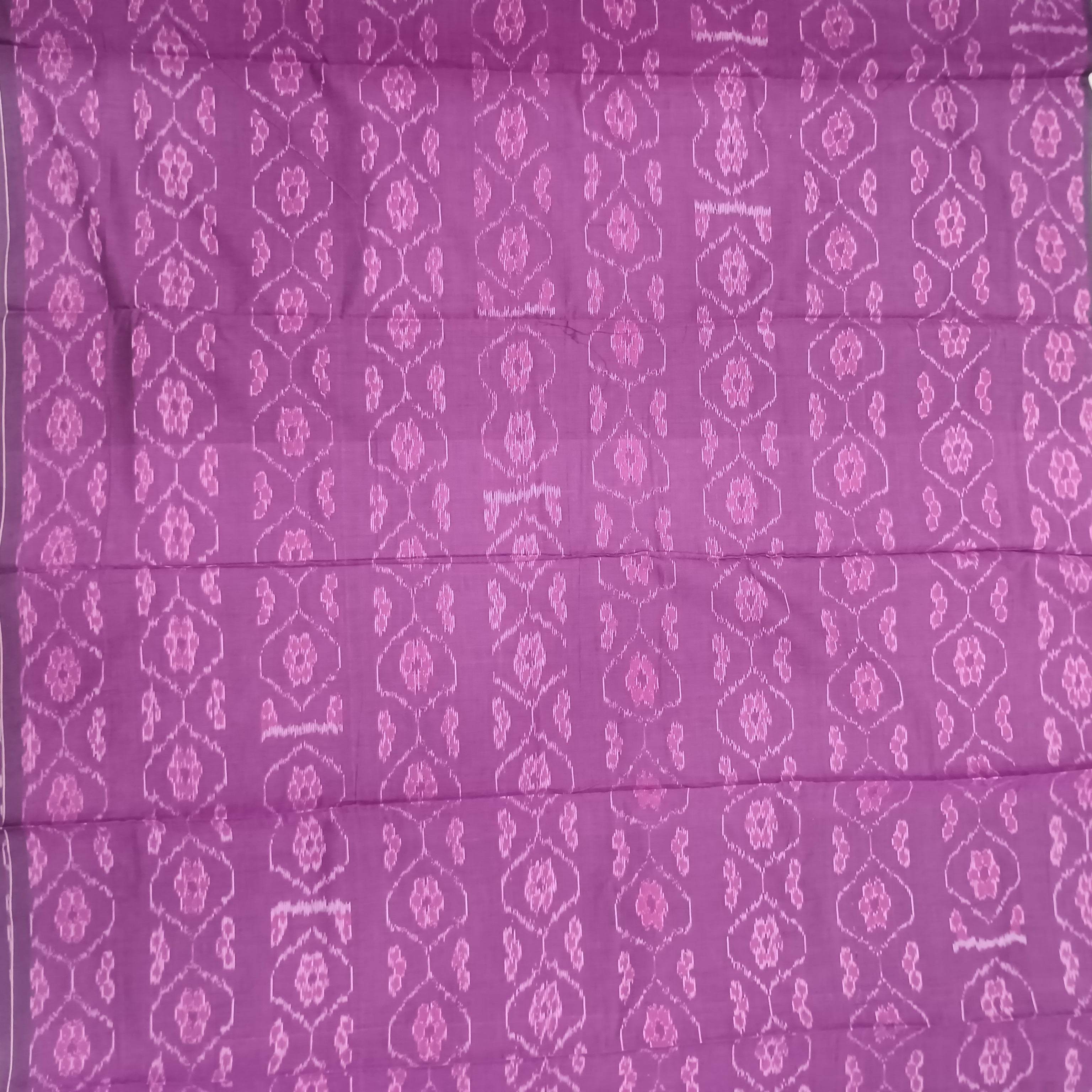 Purple Peach Ikat Dress Set