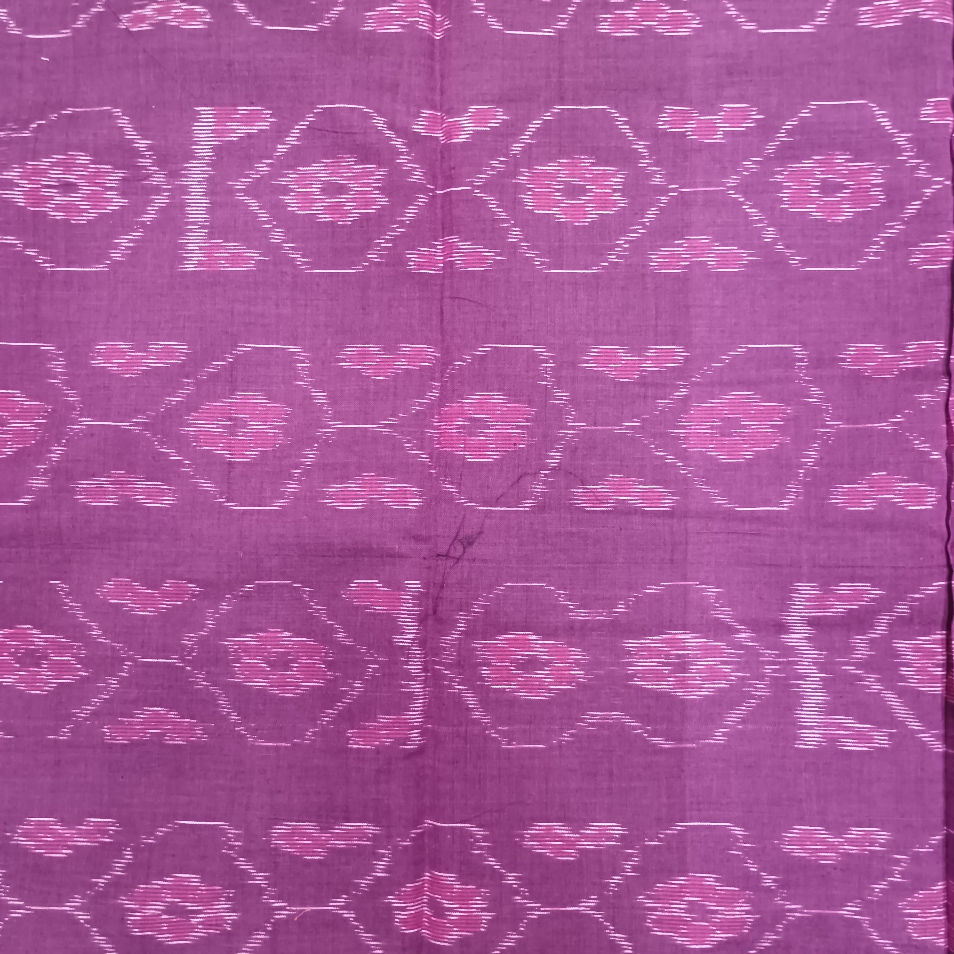 Purple Peach Ikat Dress Set