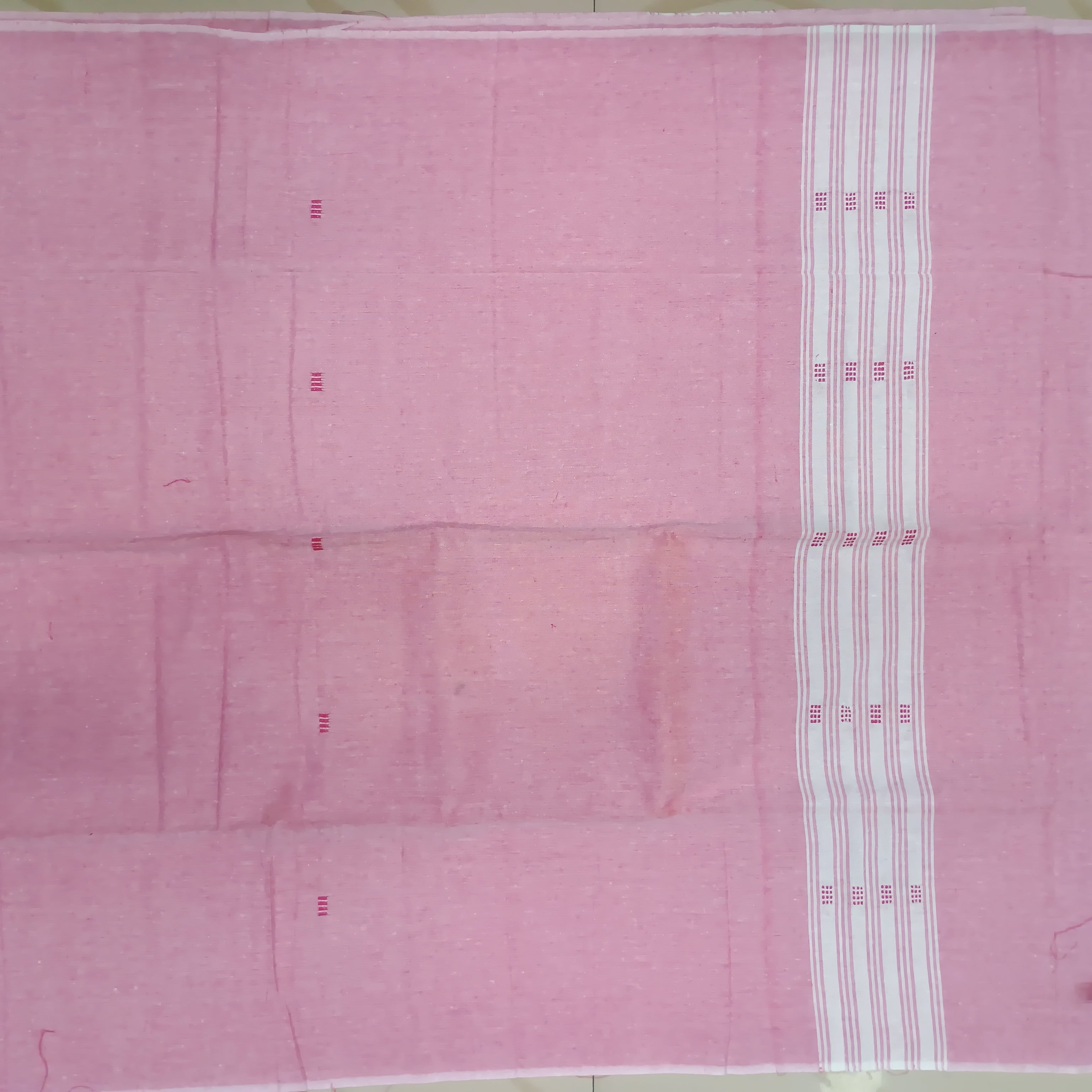 Purple Peach Ikat Dress Set