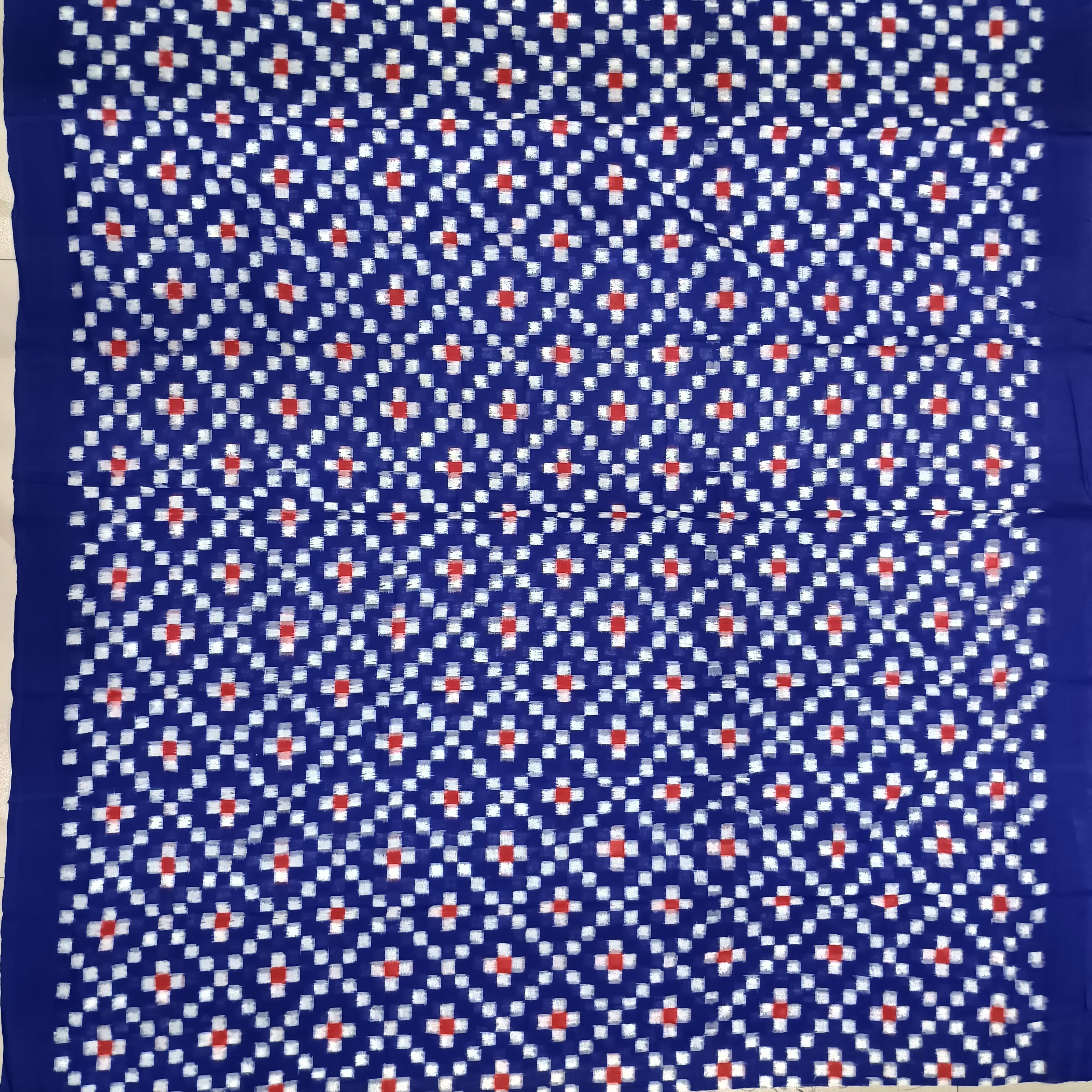 Blue Red Cross Pasapali Dress Set