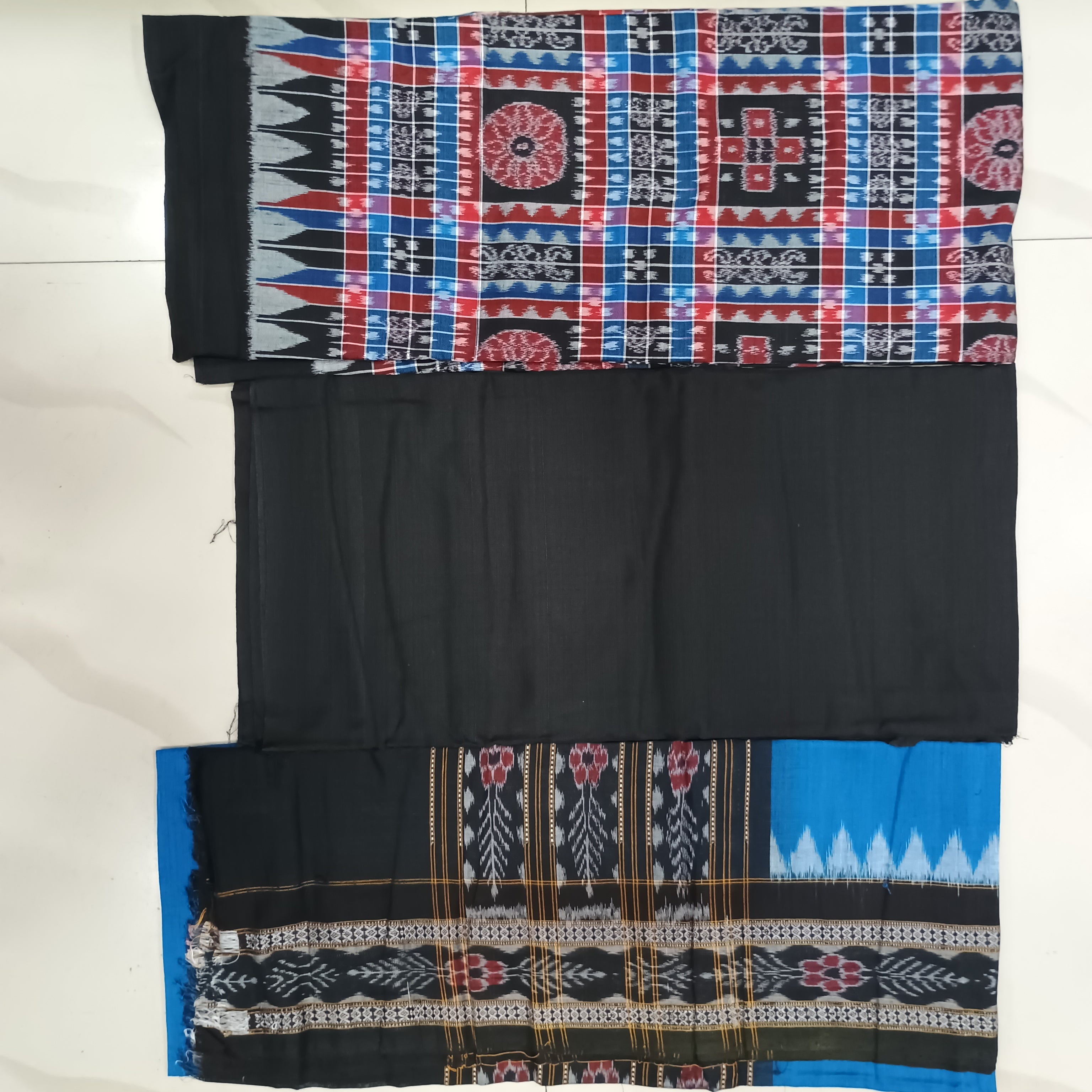 Blue Black Utkal Laxmi Dress Set