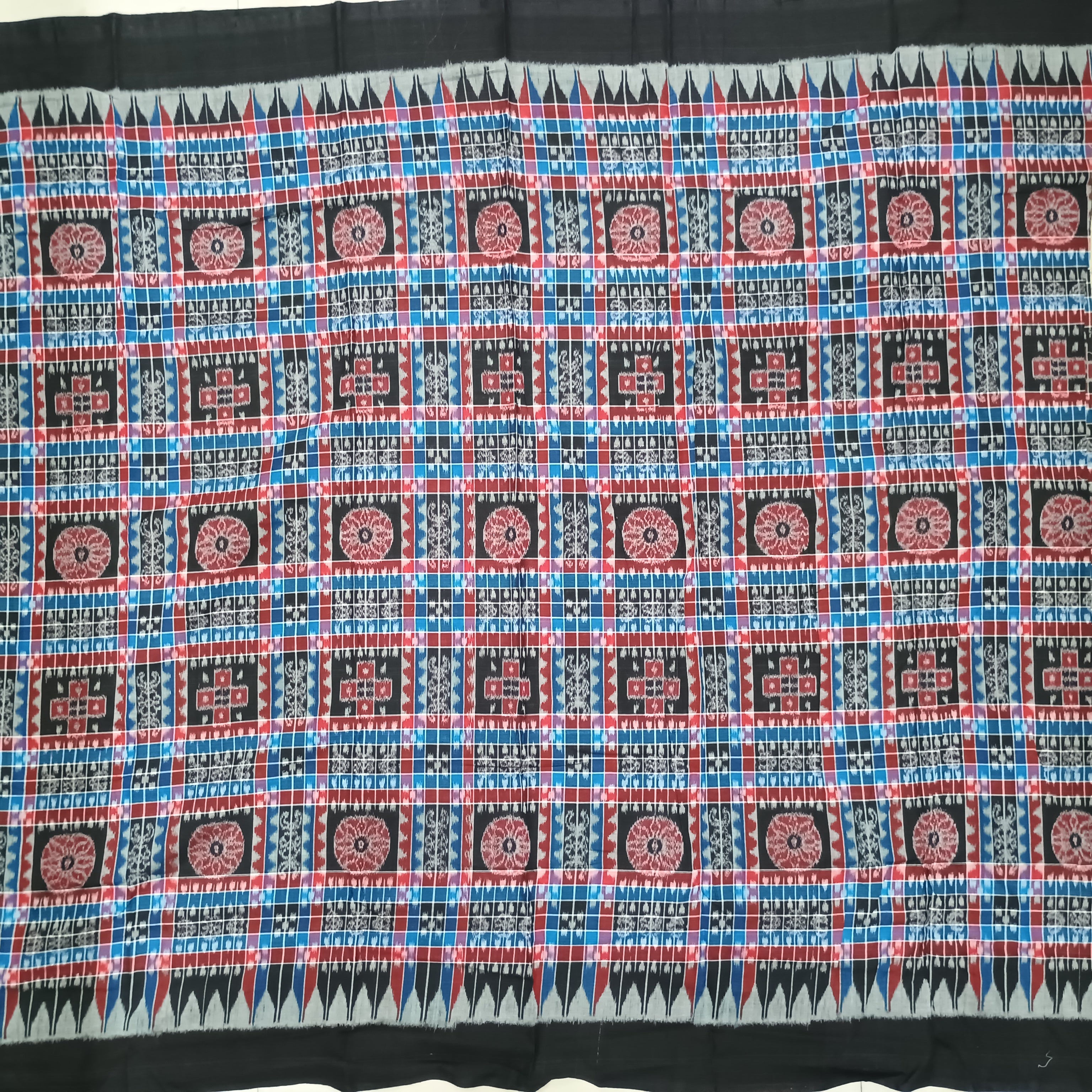 Blue Black Utkal Laxmi Dress Set