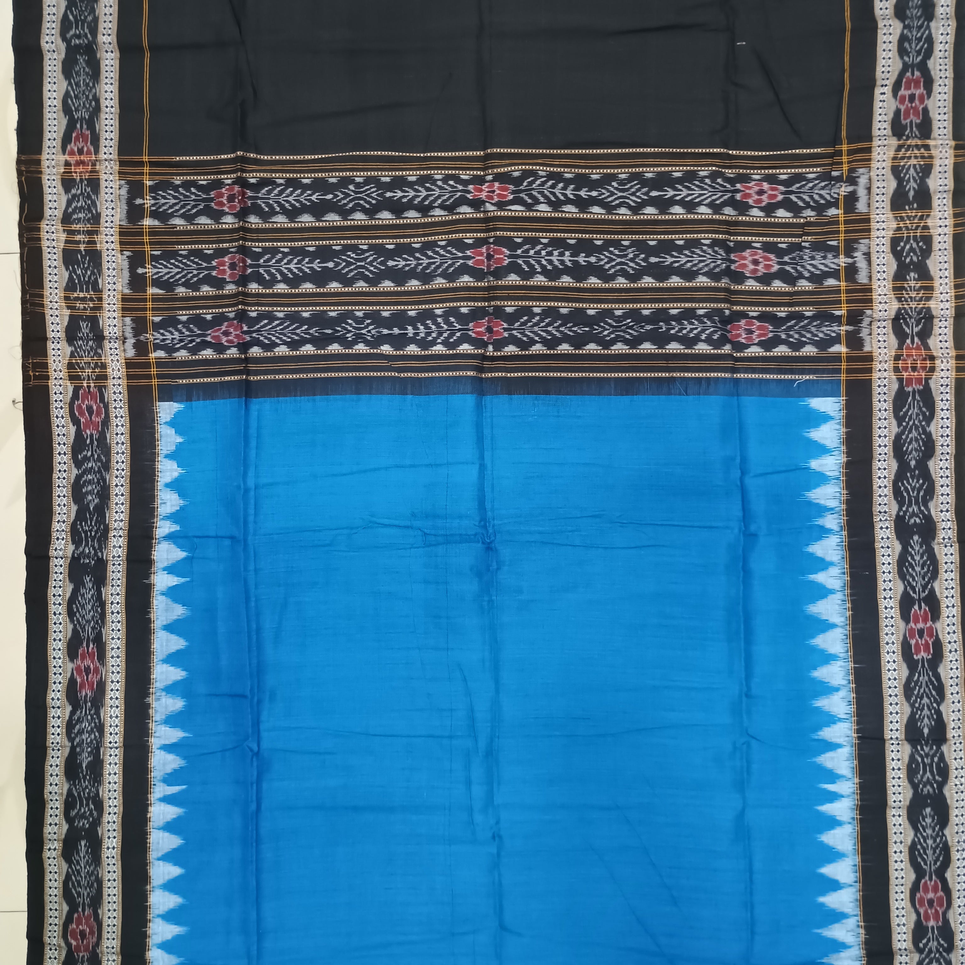 Blue Black Utkal Laxmi Dress Set