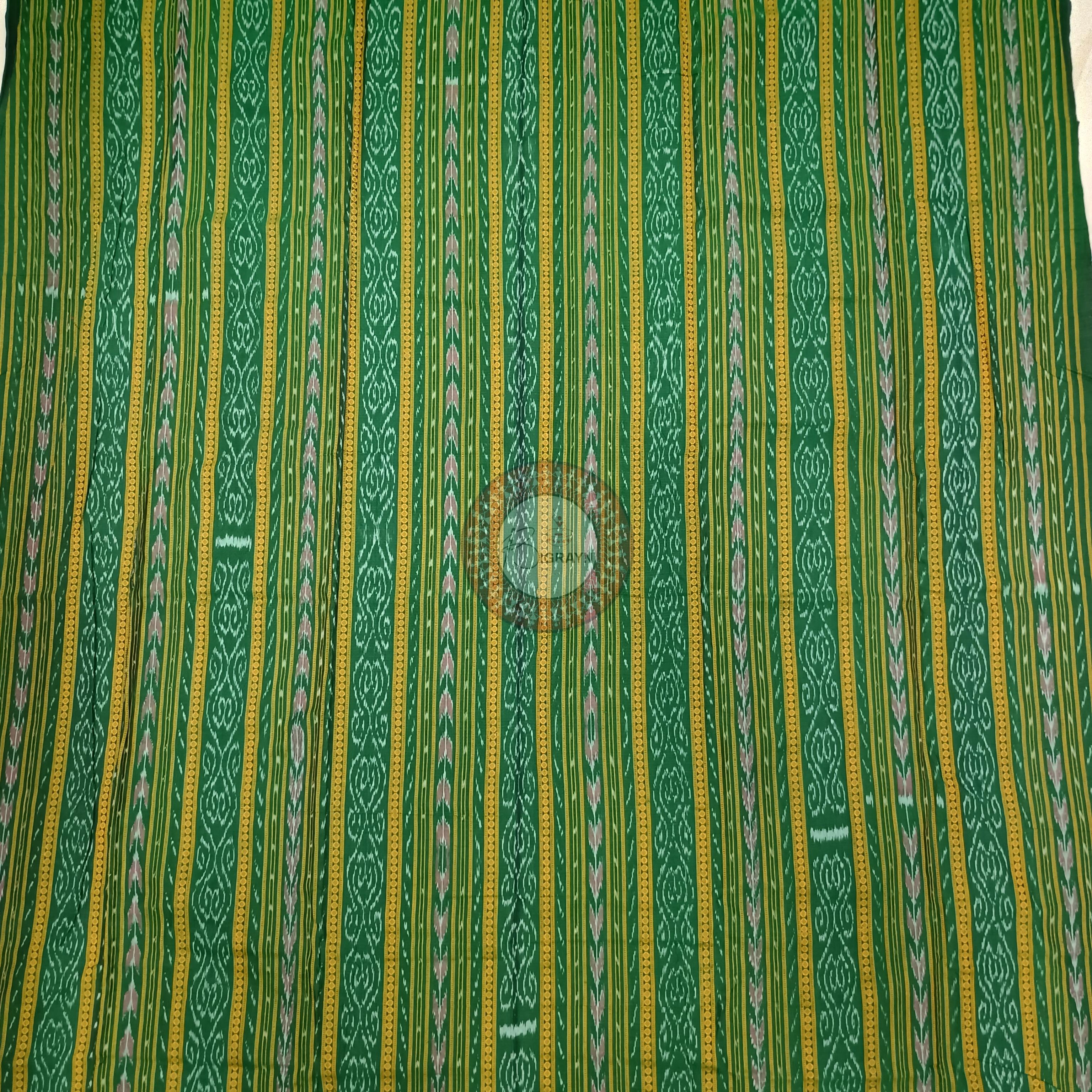 Green Grey Ikat Dress Set