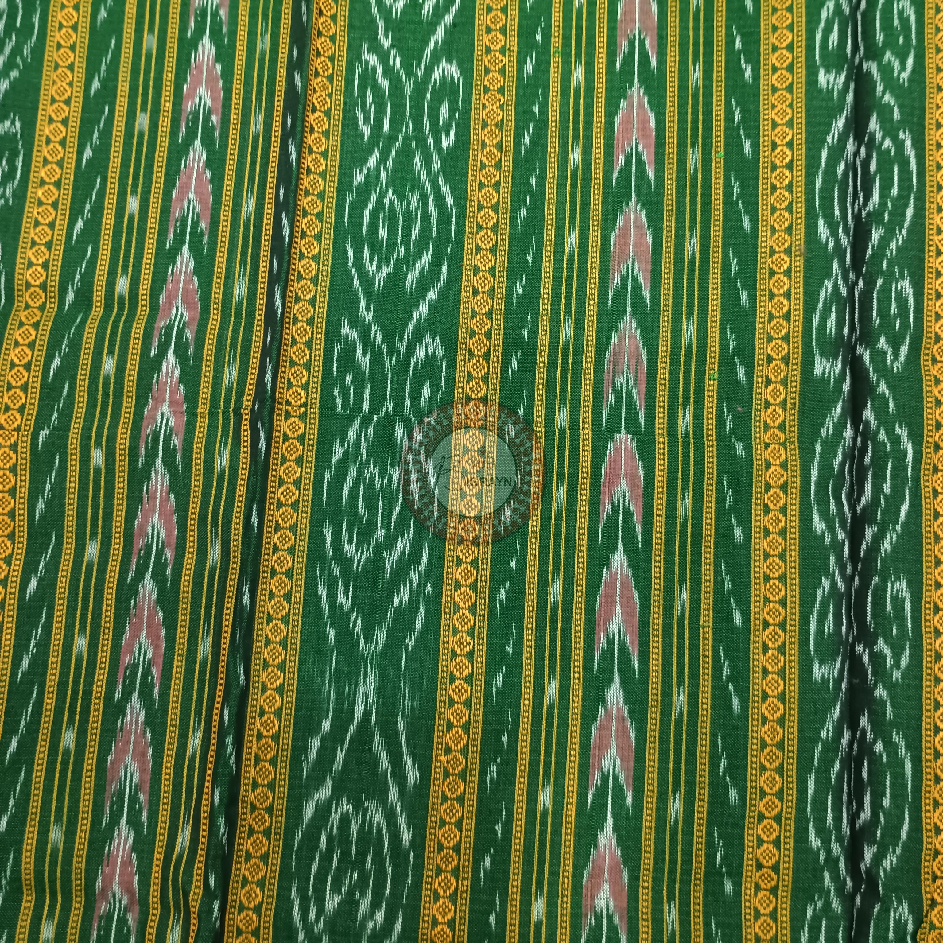 Green Grey Ikat Dress Set