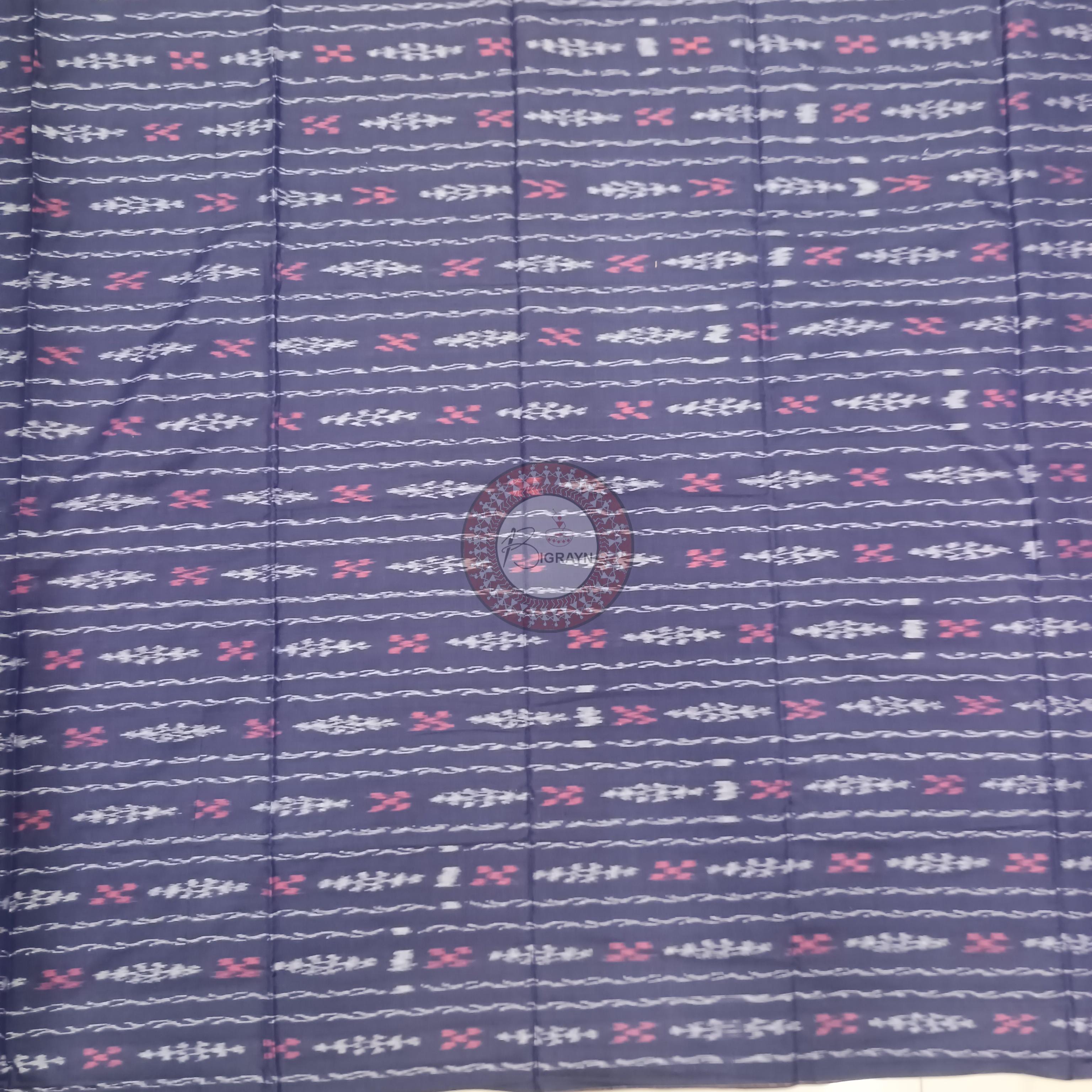 Blue Red Ikat Dress Set