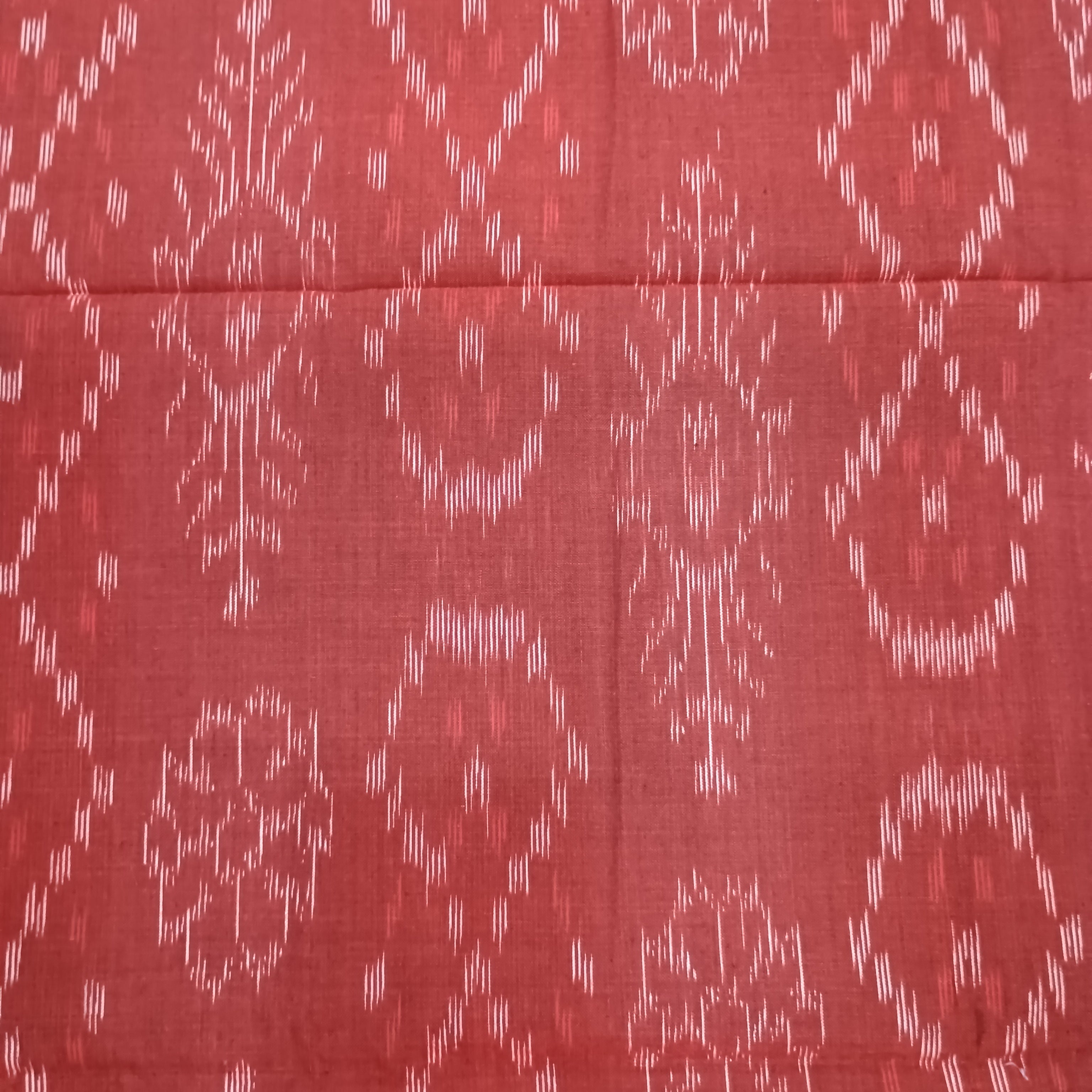 Maroon Yellow Ikat Design Dress Set