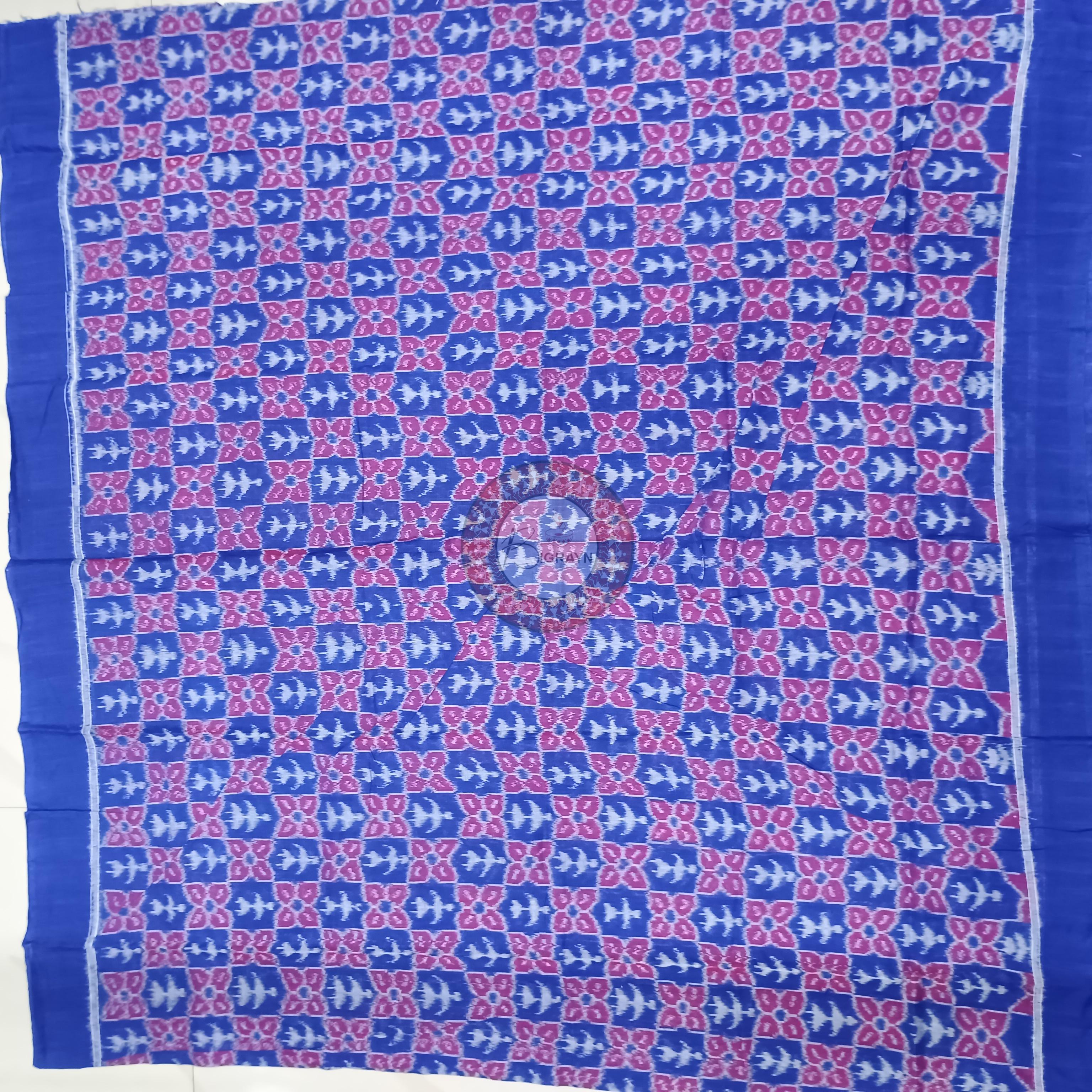 Blue Red Tribal Design Dress Set