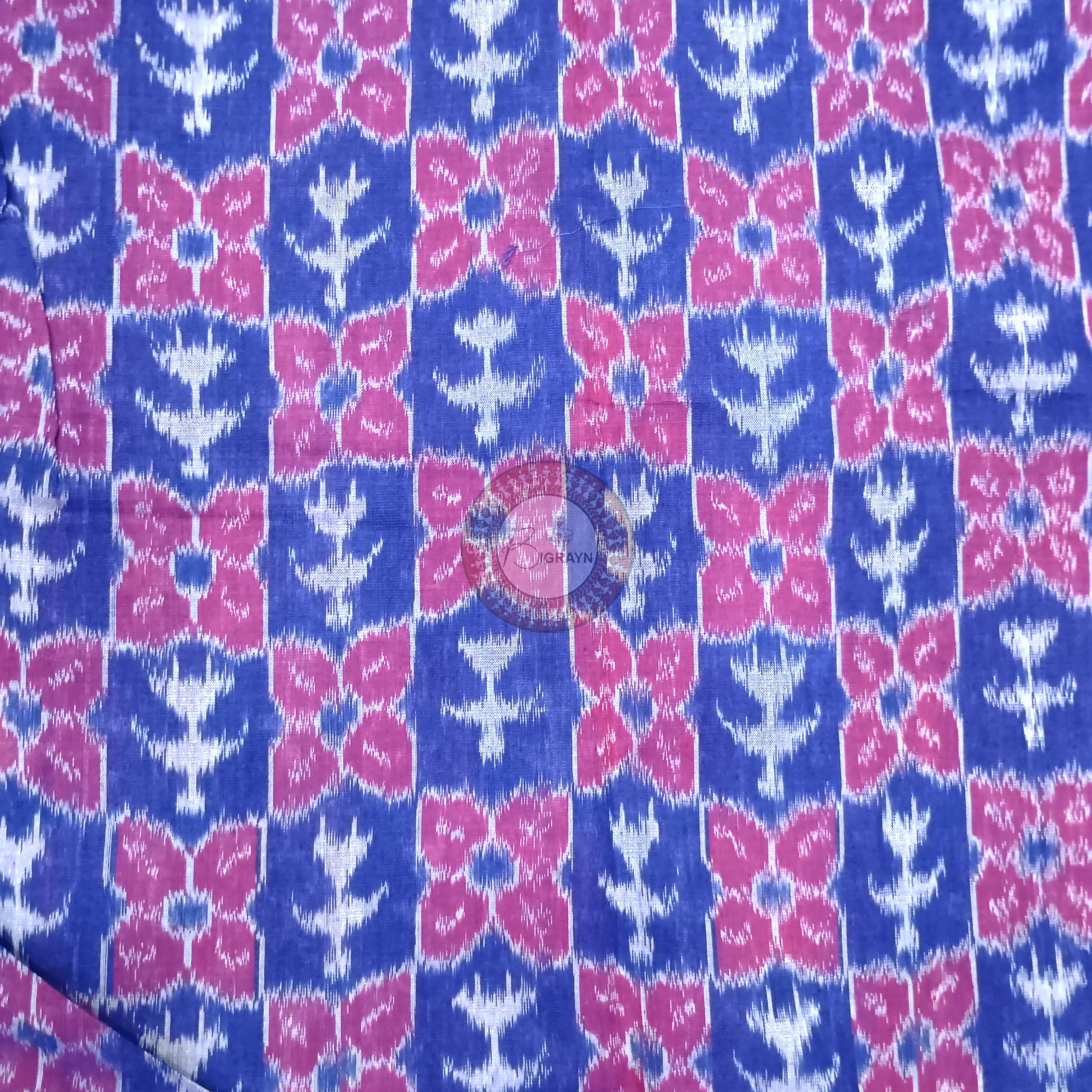 Blue Red Tribal Design Dress Set